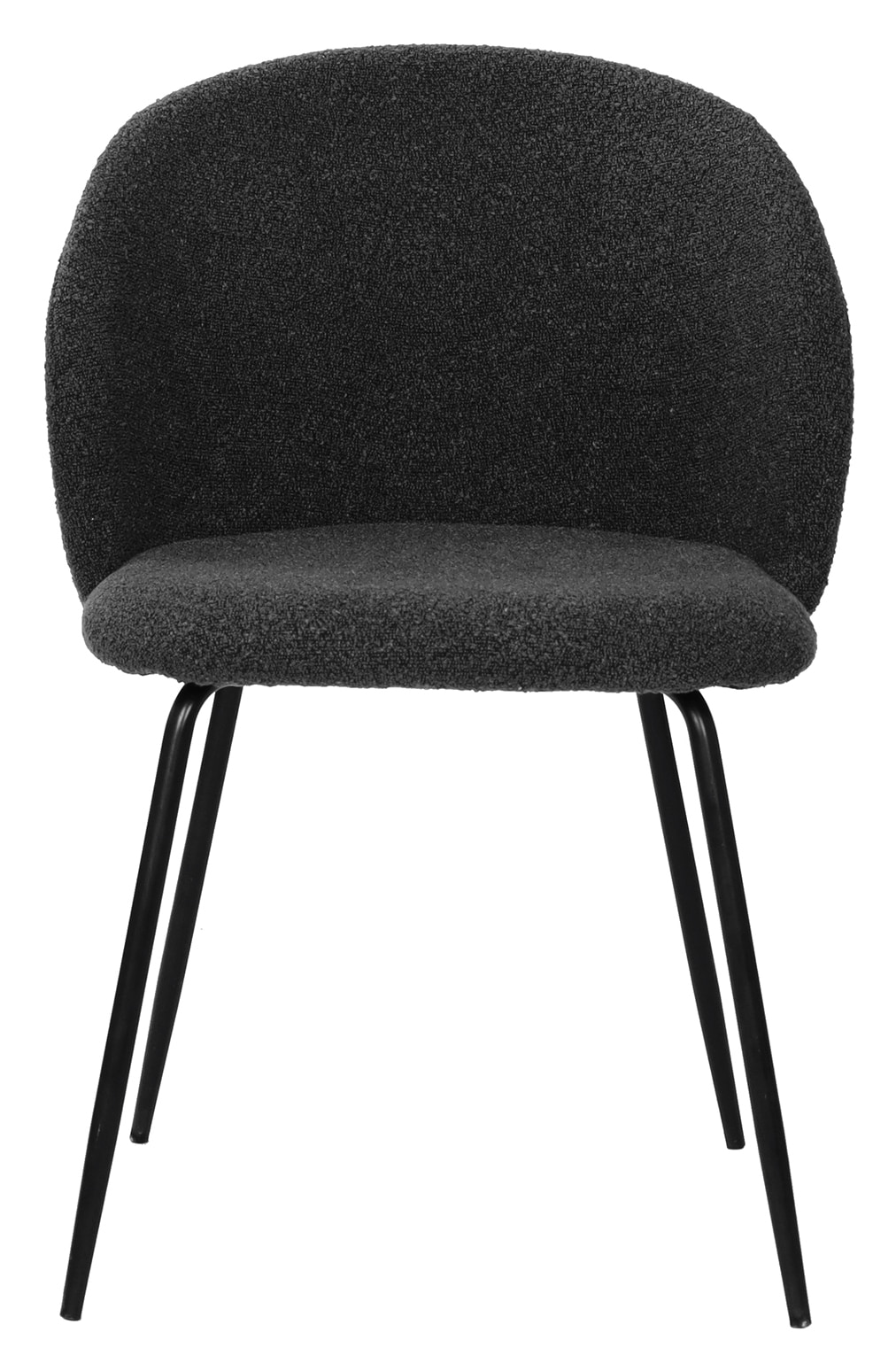 Artistiq Eetkamerstoel 'Keona' Structuurstof, kleur Zwart