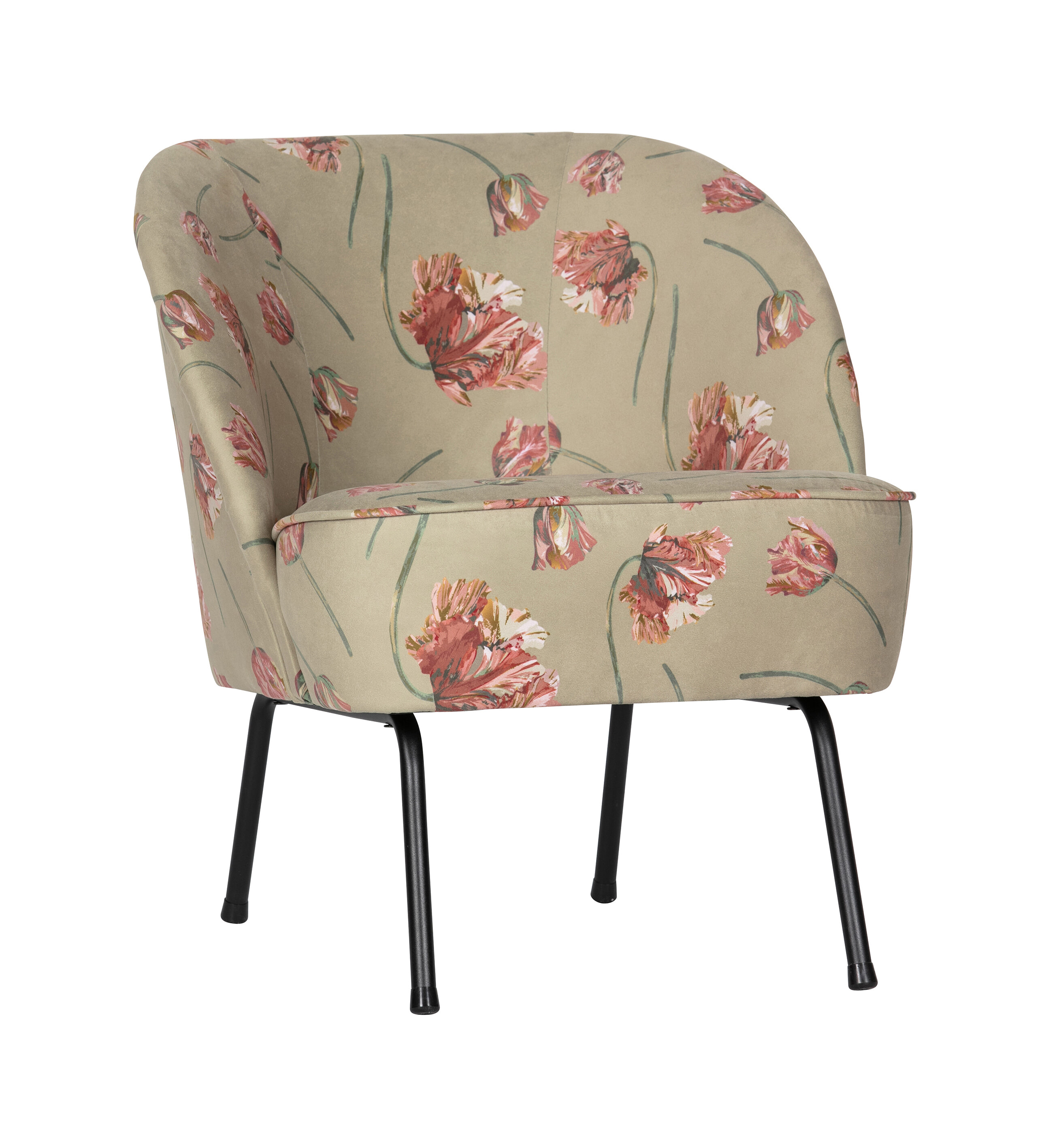 BePureHome Fauteuil 'Vogue' Velvet, kleur Rococo Agave BePureHome Fauteuil 'Vogue' Velvet, kleur Rococo Agave