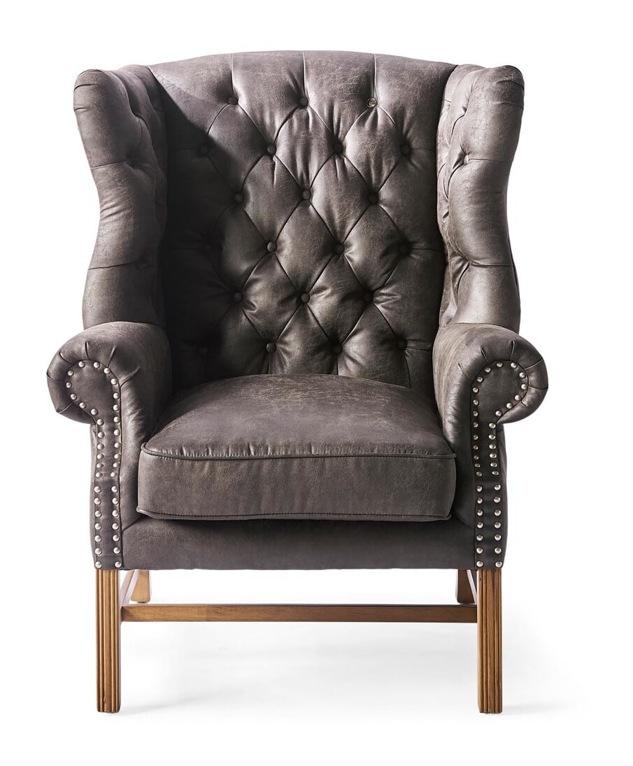 Rivièra Maison Fauteuil 'Franklin Park' Pellini, kleur Espresso Rivièra Maison Fauteuil 'Franklin Park' Pellini, kleur Espresso