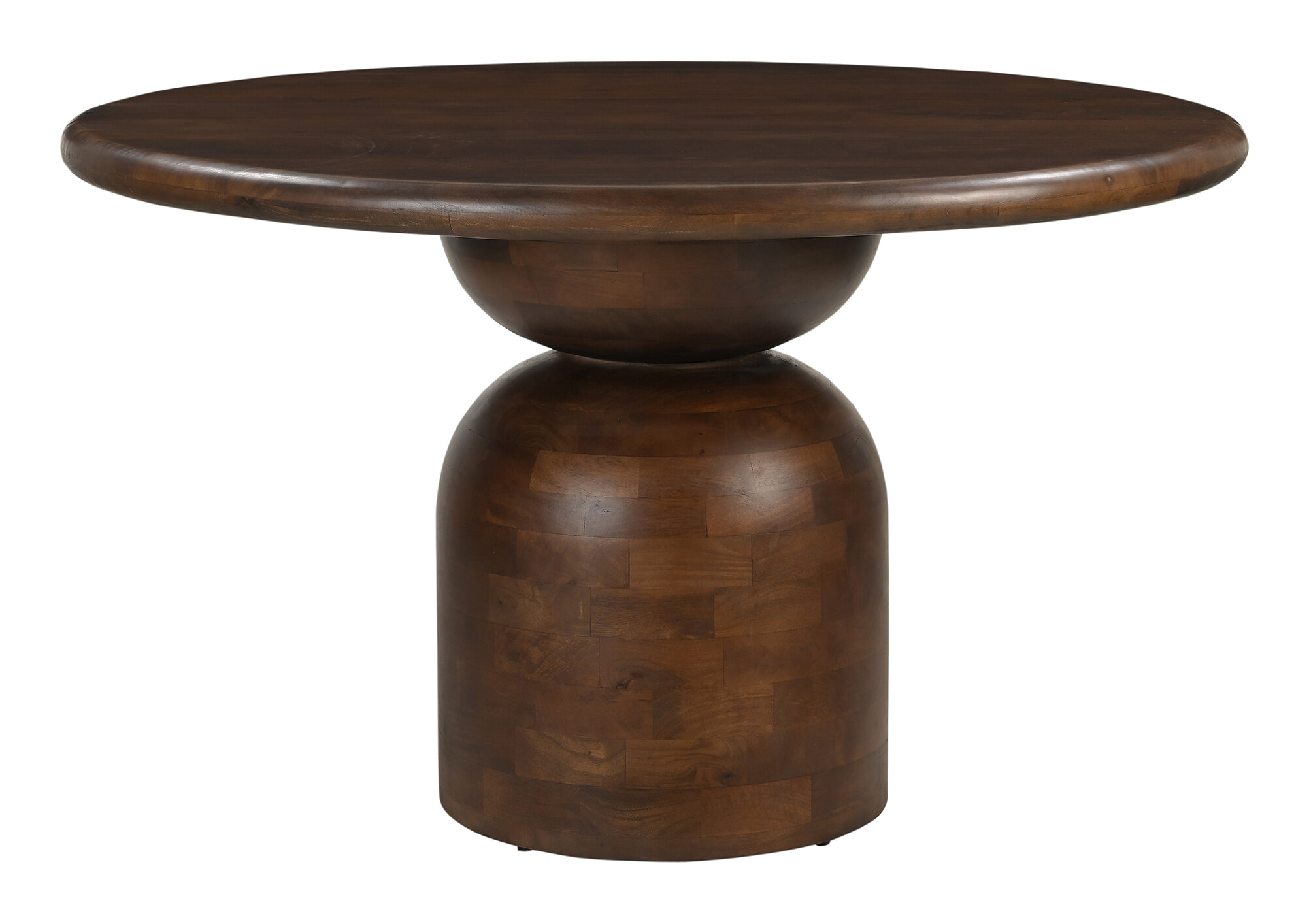 Artistiq Ronde Eettafel Chinedu Mangohout, 130cm - Bruin
