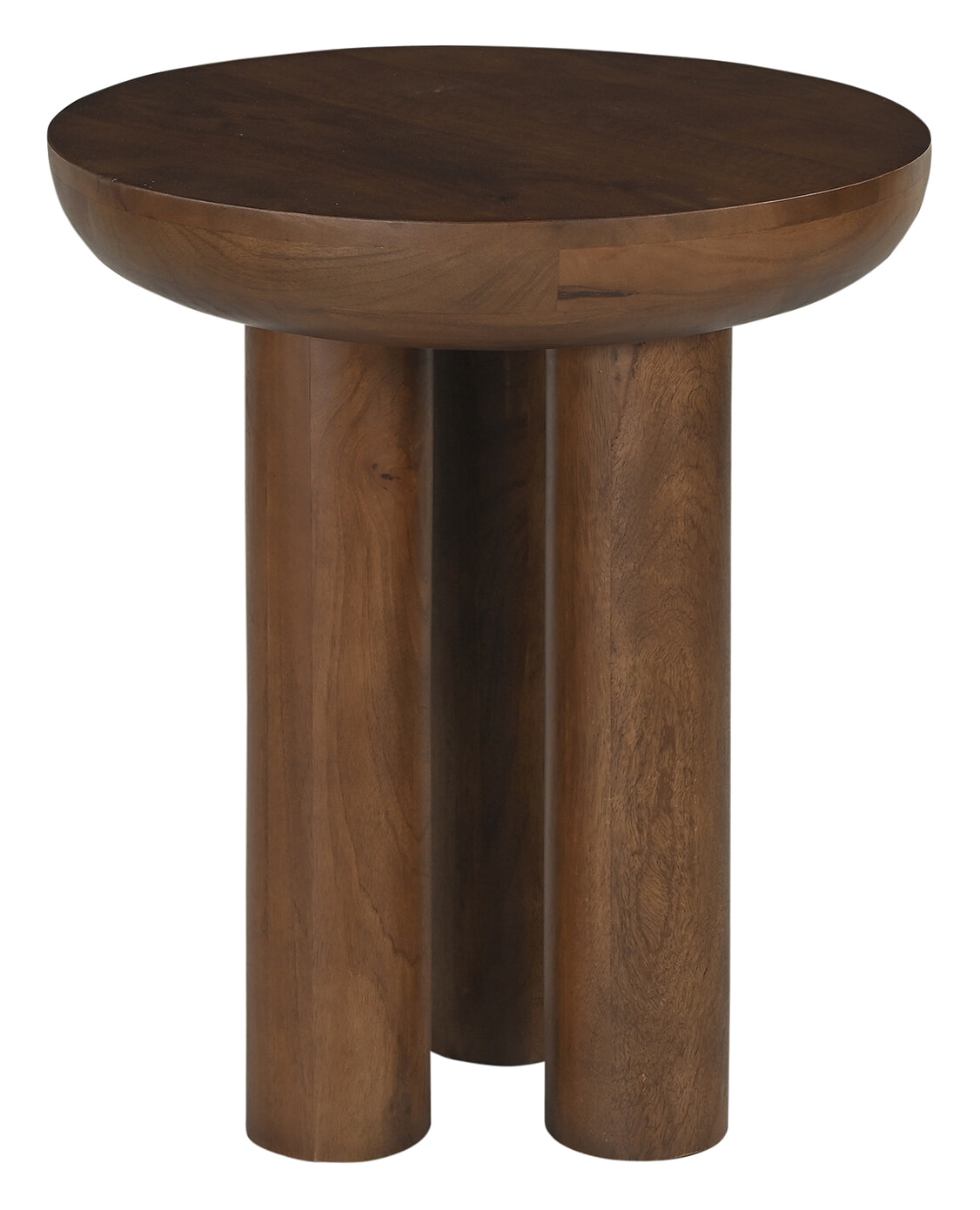 Artistiq Ronde Bijzettafel Leighanna Mangohout, 50cm - Bruin