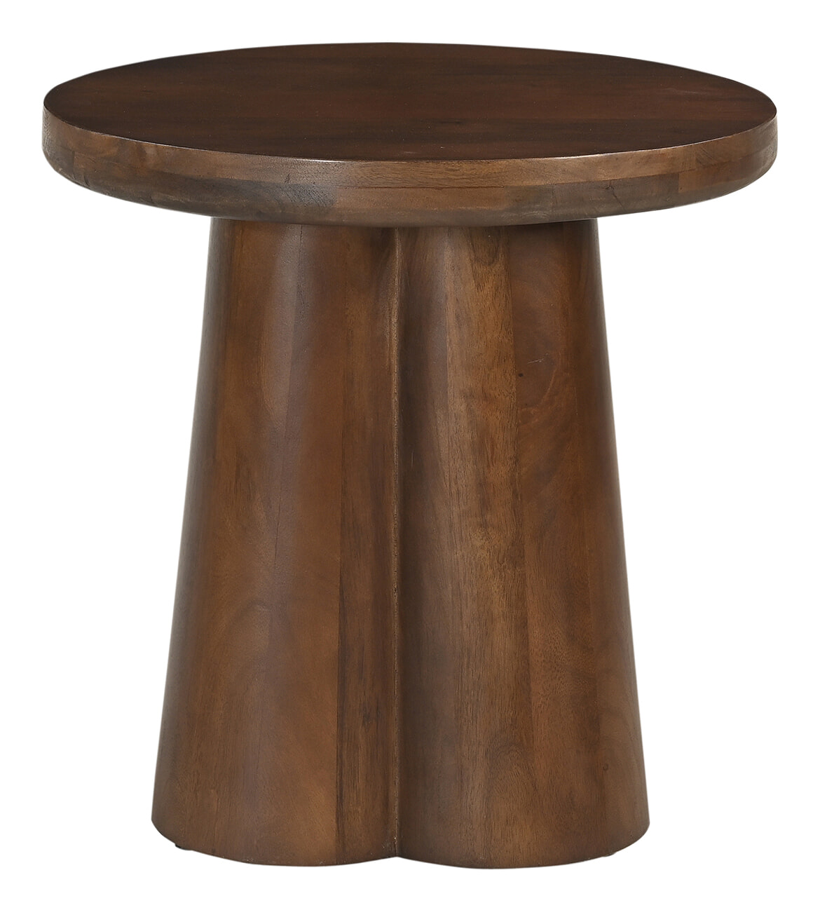 Moderne Ronde Bijzettafel met Opbergmand – De Vries Meubels