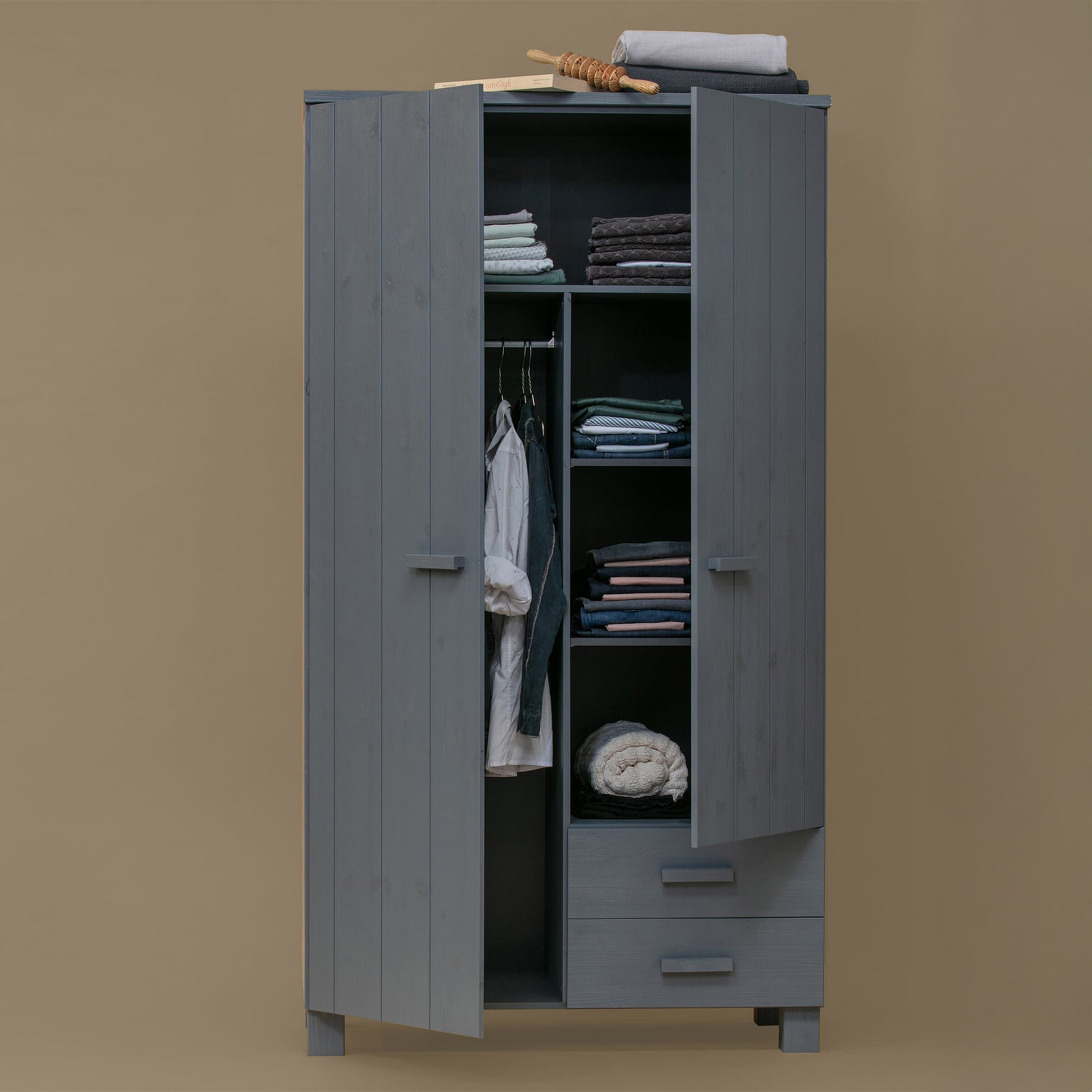 WOOOD Kledingkast 'Dennis'