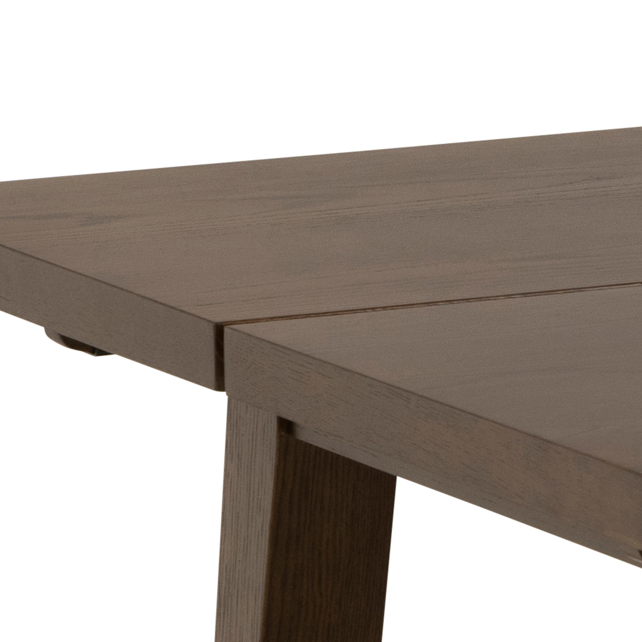 Bendt Uitschuifbare Eettafel 'Mads' Gerookt Eiken, 200/243/286 x 95cm