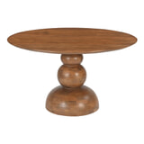Artistiq Ronde Eettafel 'Neisha' Mangohout, 130cm, kleur Naturel