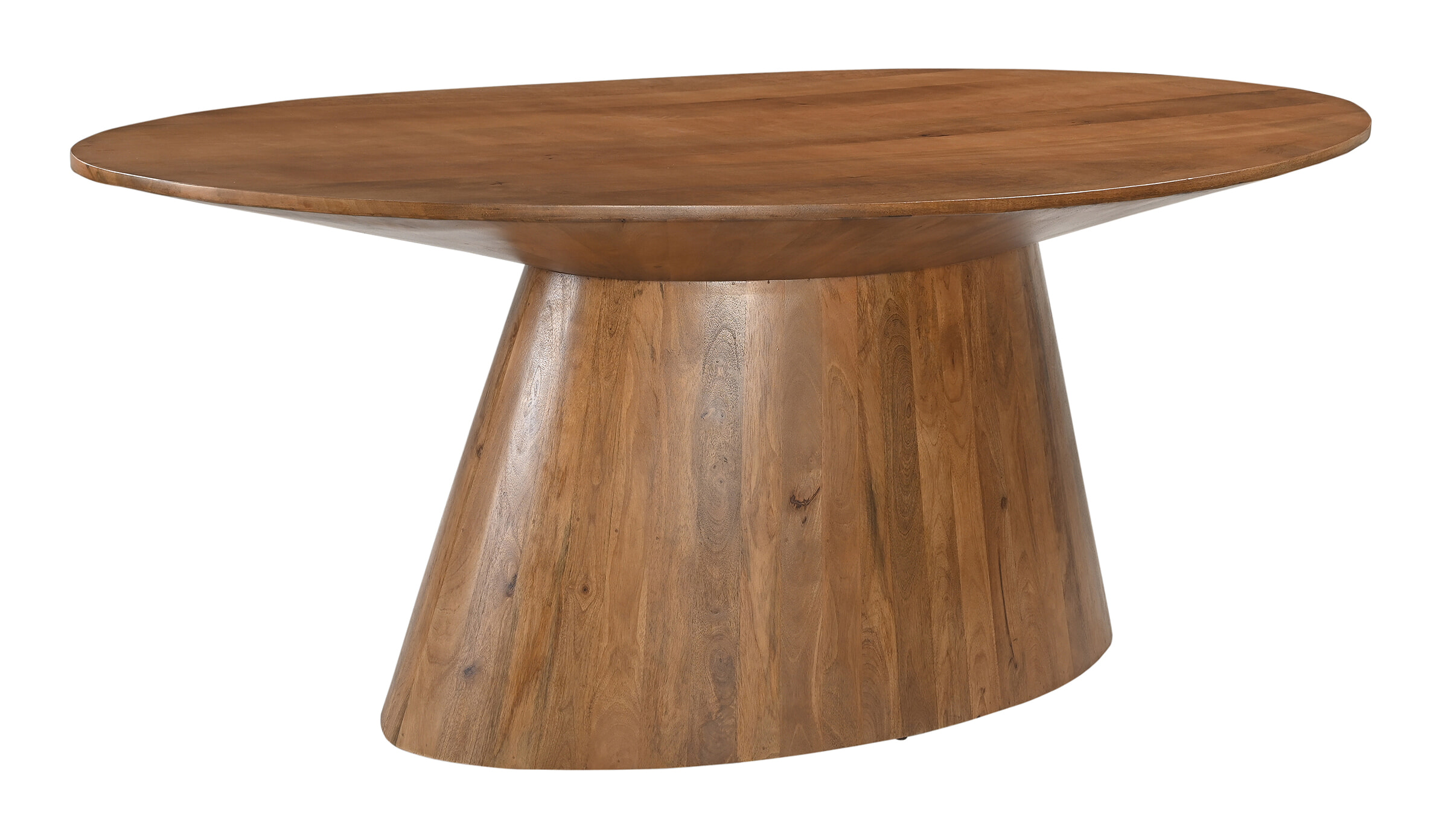 Artistiq Living Artistiq Ovale Eettafel Elicia Mangohout, 210 x 100cm - Bruin