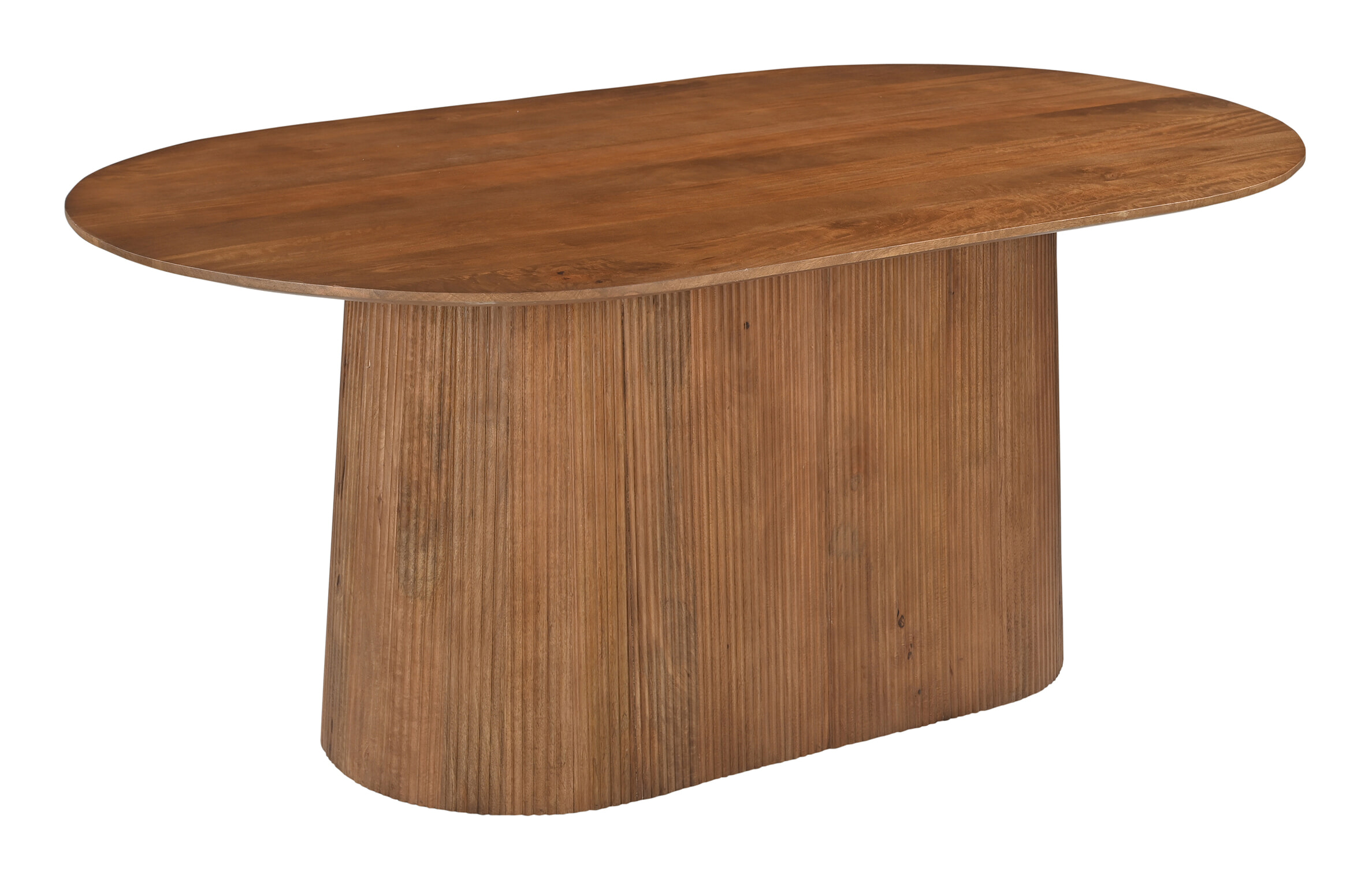 Artistiq Ovale Eettafel 'Dyann' Mangohout, 180 x 100cm