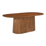 Artistiq Ovale Eettafel 'Dyann' Mangohout, 200 x 100cm