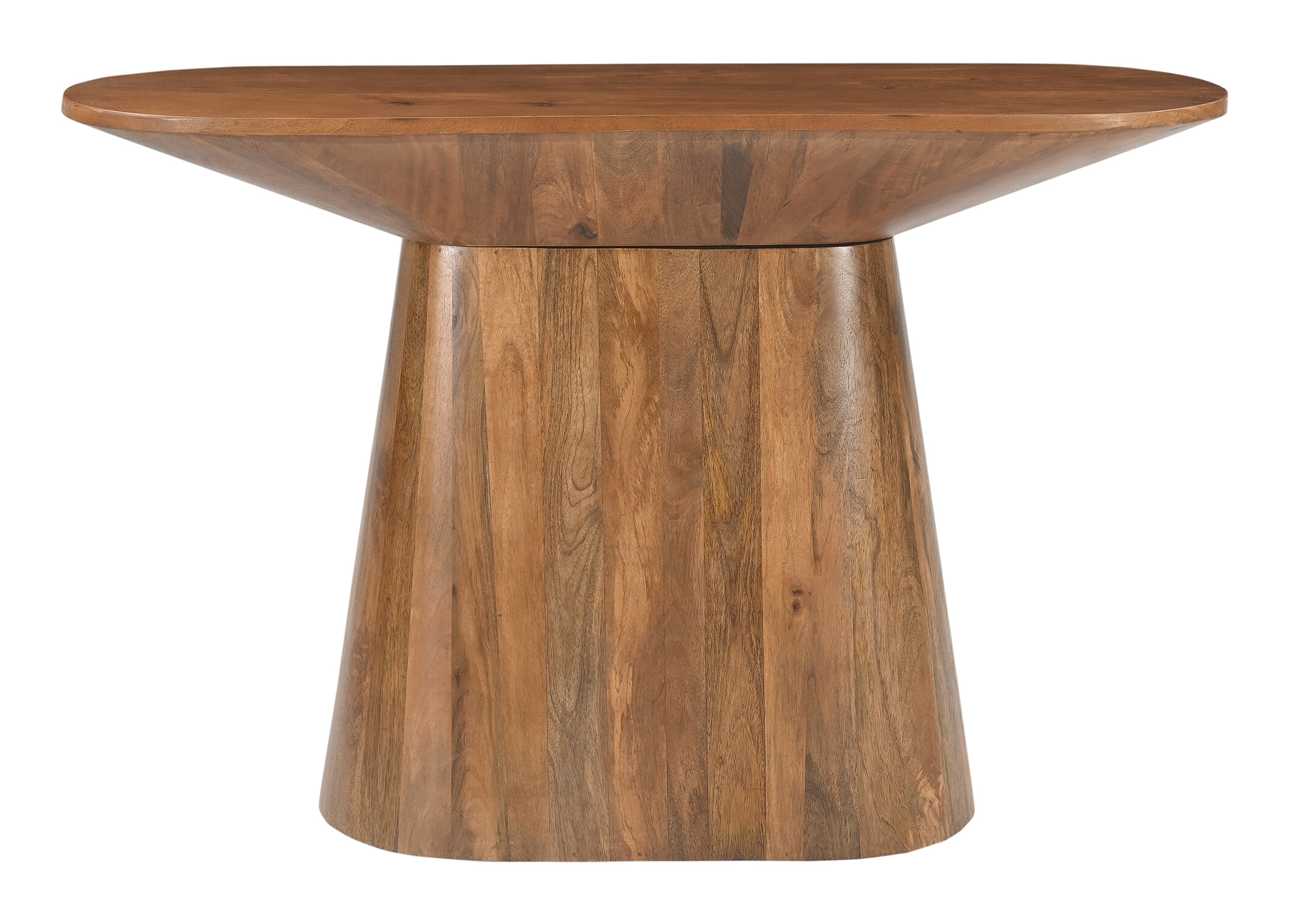 Artistiq Living Artistiq Ovale Sidetable Elicia Mangohout, 120cm - Bruin