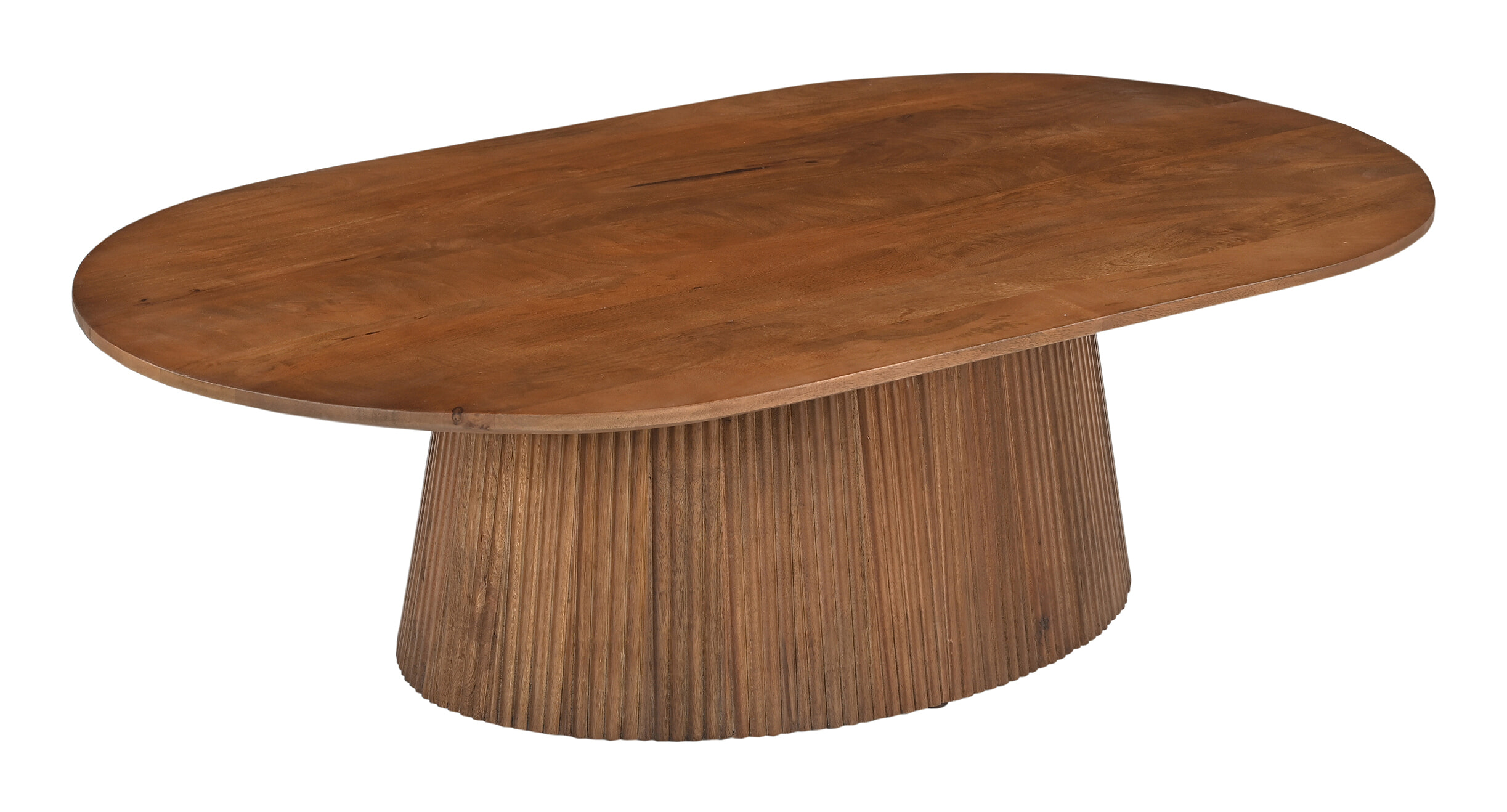 Artistiq Living Artistiq Ovale Salontafel Dyann Mangohout, 120 x 70cm - Bruin