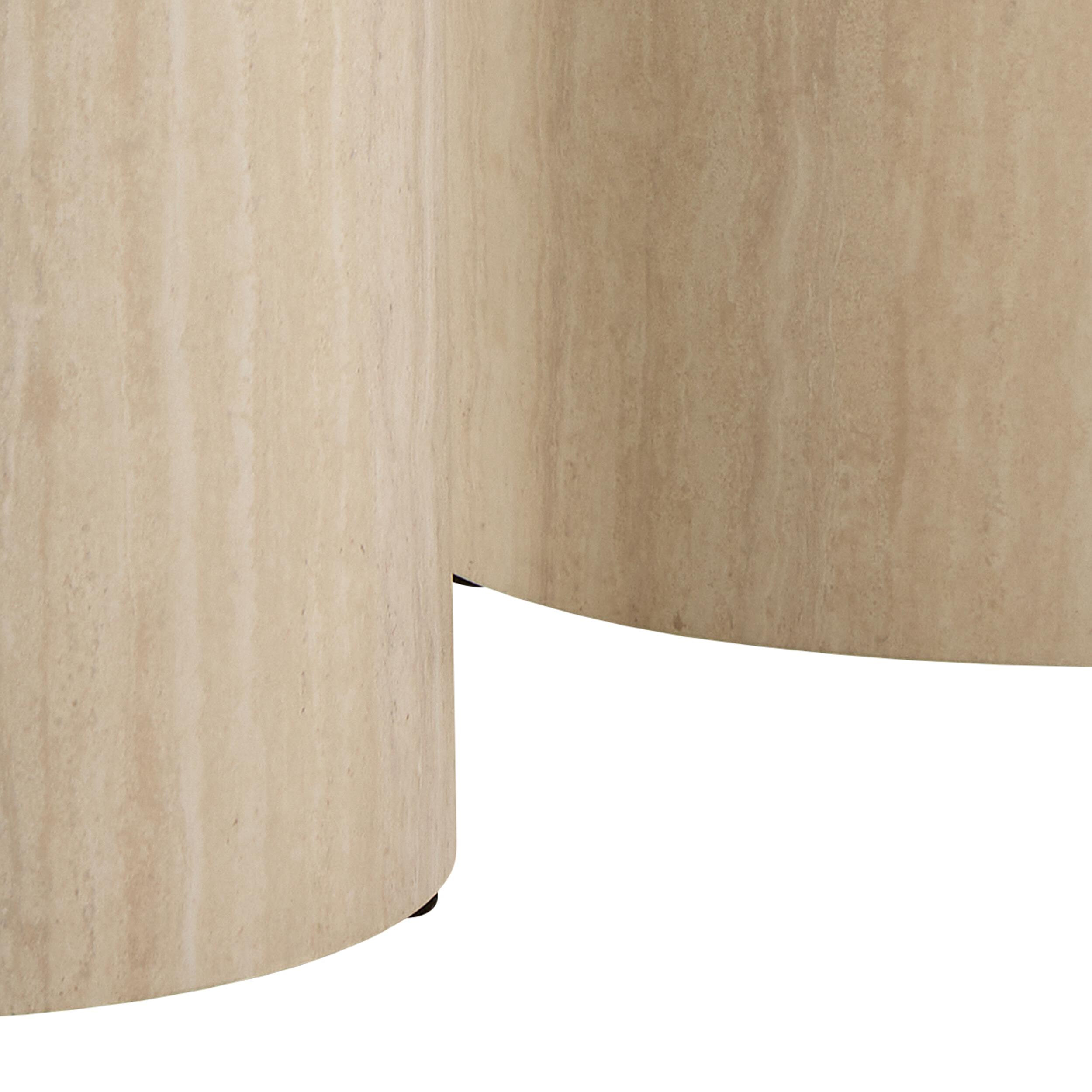 Bendt Zuil 'Flavian' Travertinlook, Set van 2 stuks, kleur Beige