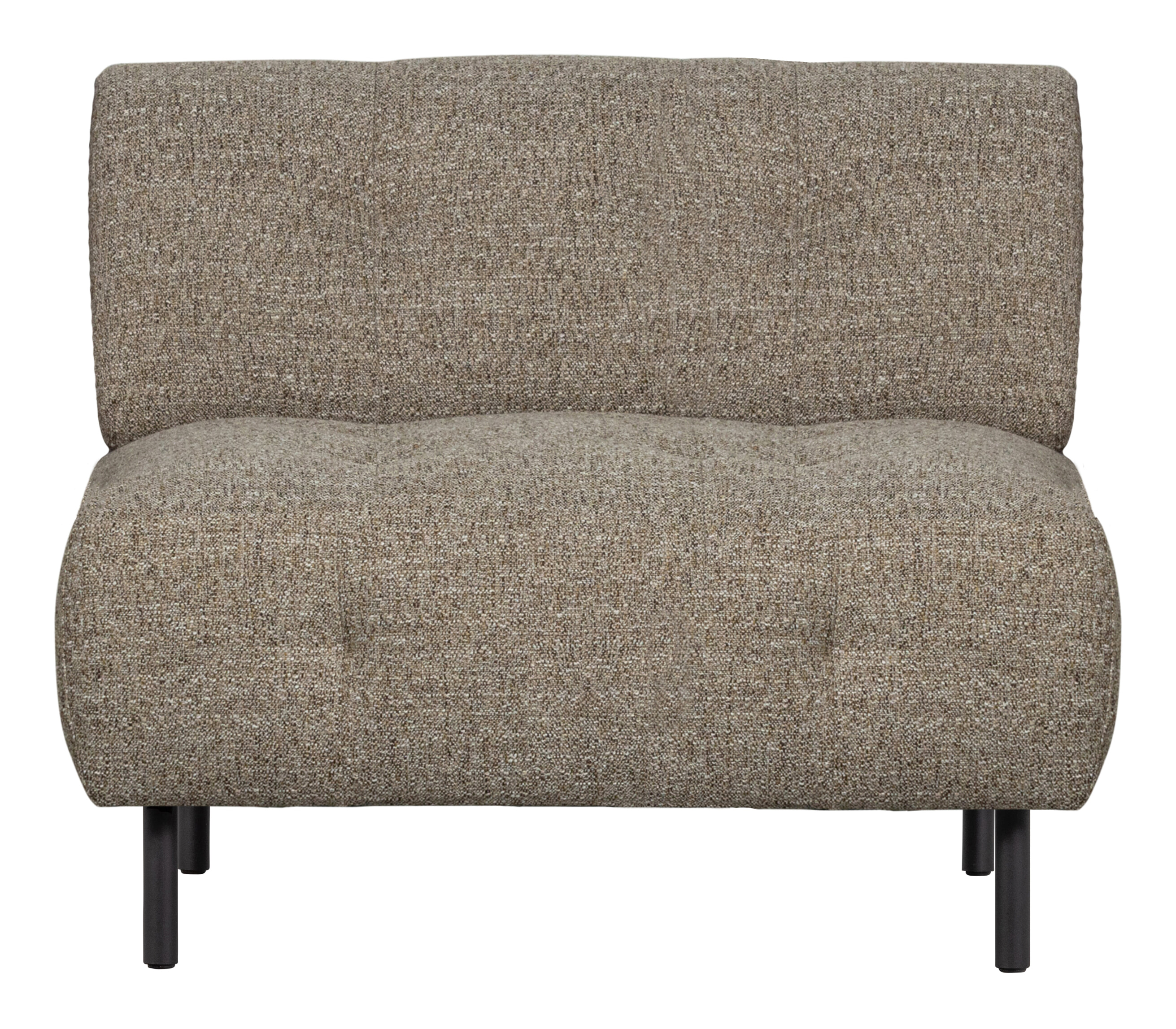 WOOOD Fauteuil 'Lloyd' Geweven stof, kleur Bruin Melange
