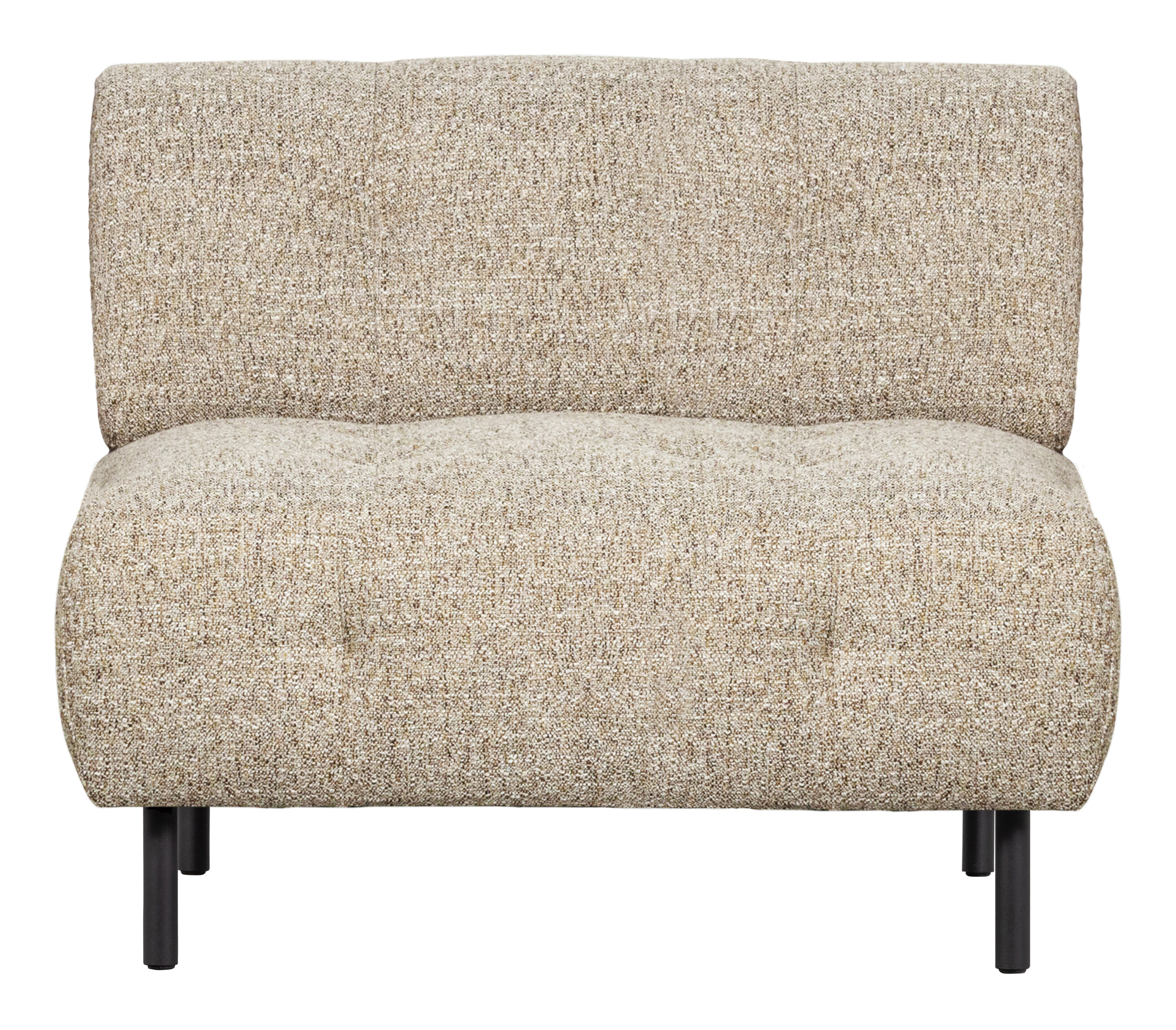 WOOOD Fauteuil 'Lloyd' Geweven stof, kleur Naturel Melange
