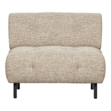 WOOOD Fauteuil 'Lloyd' Geweven stof, kleur Naturel Melange