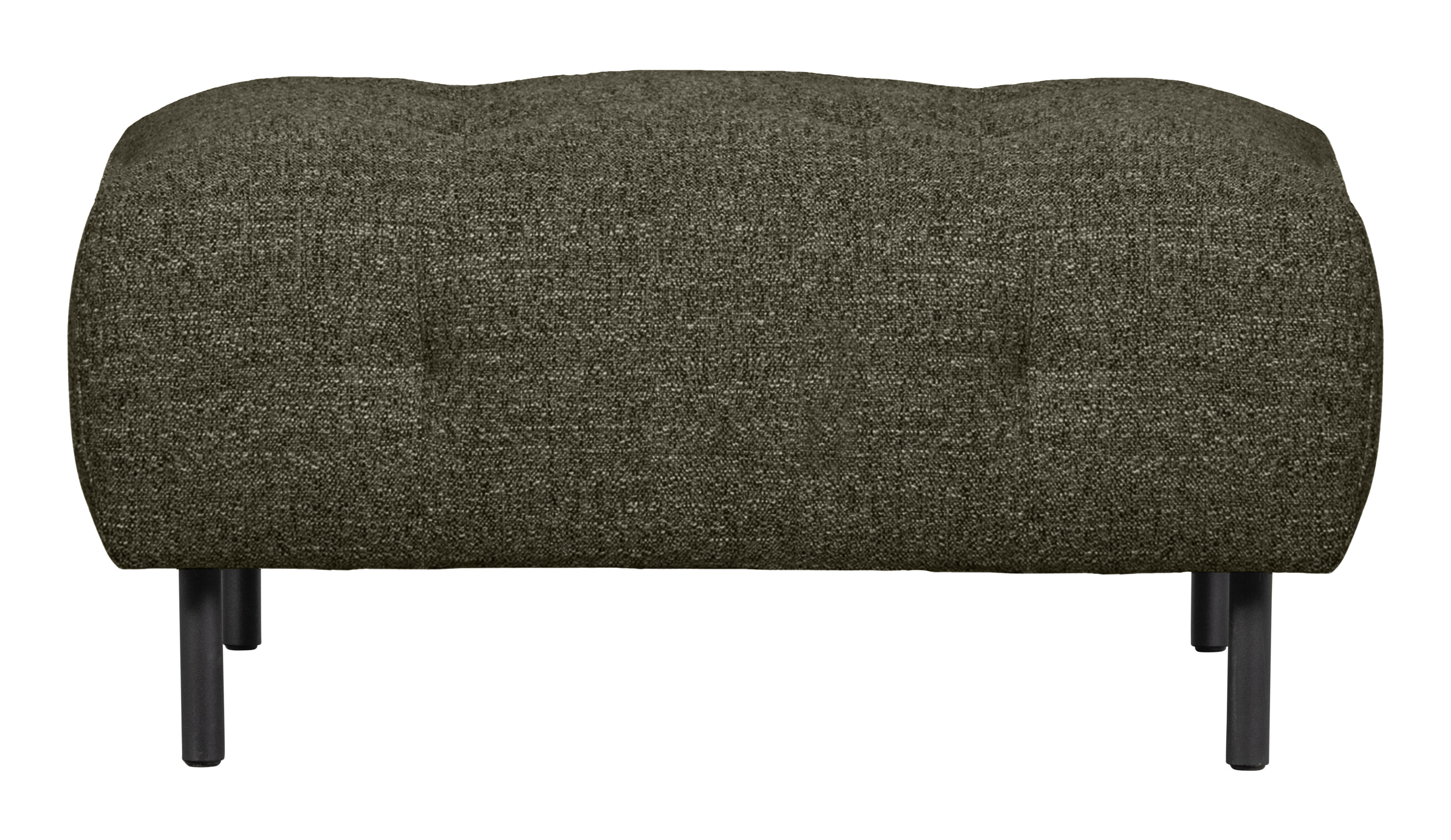 WOOOD Hocker 'Lloyd' Geweven stof, kleur Groen Melange