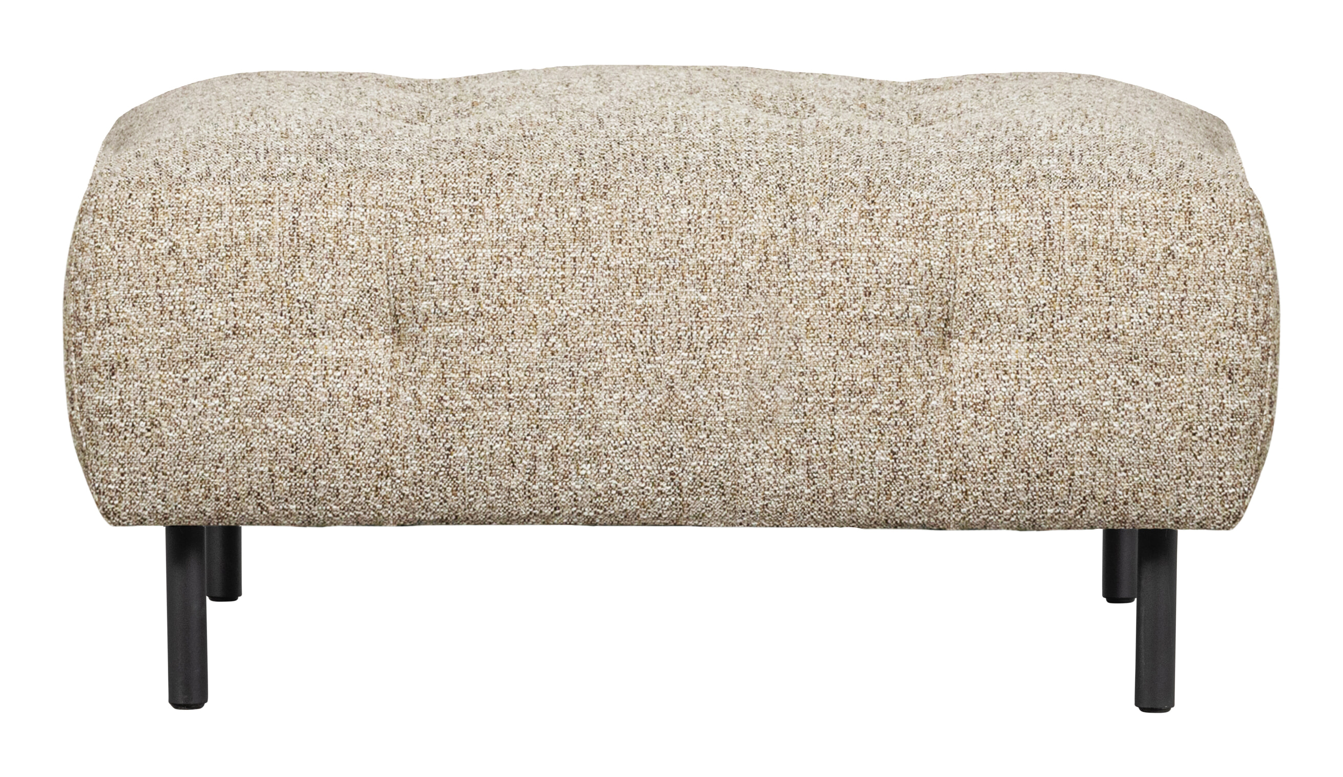 WOOOD Hocker 'Lloyd' Geweven stof, kleur Naturel Melange