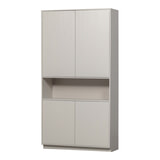 WOOOD Opbergkast 'Finca' Grenenhout, 210 x 110cm, kleur Mist