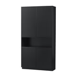 WOOOD Opbergkast 'Finca' Mat zwart, 210 x 110cm