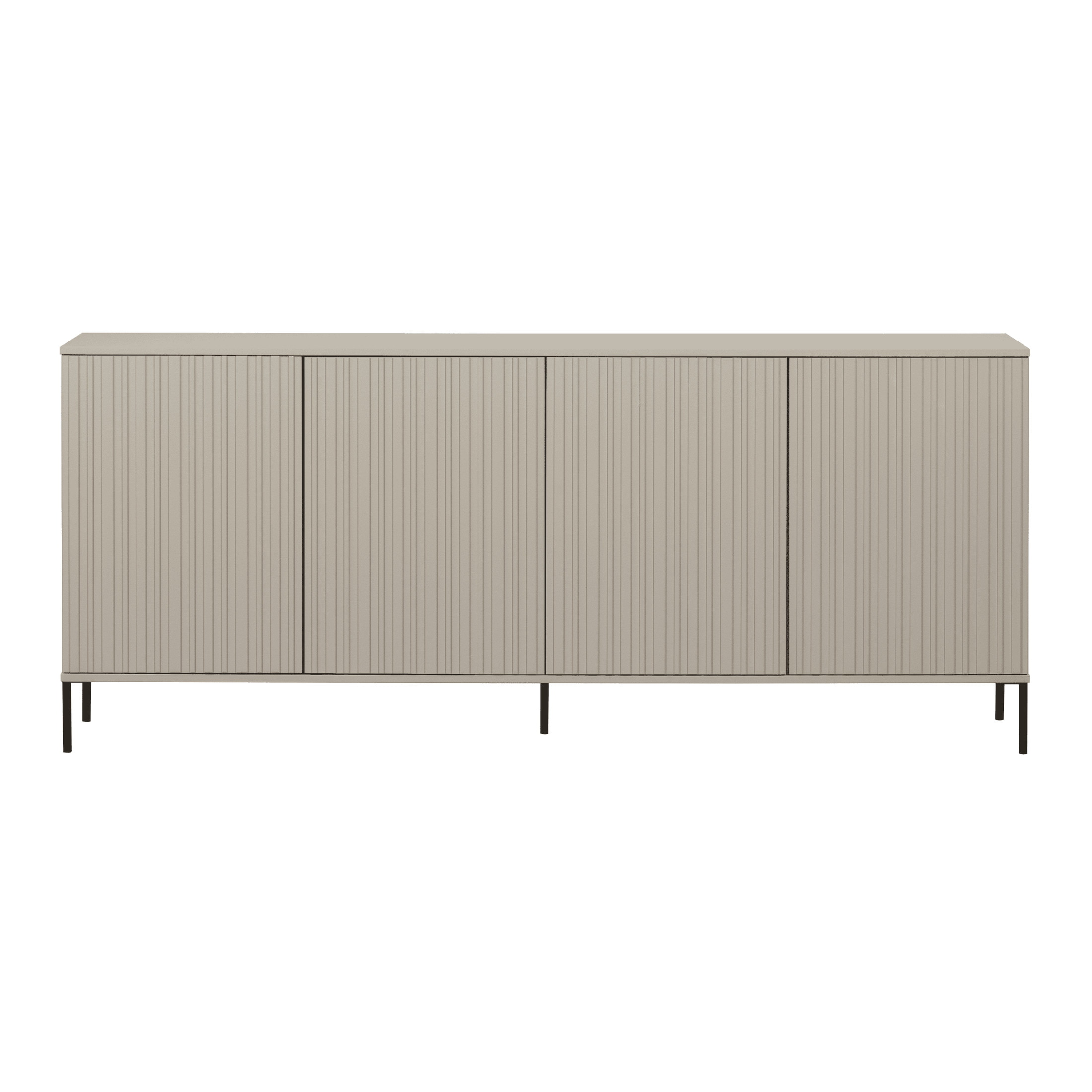 WOOOD Dressoir 'New Gravure' Grenenhout, 200cm, kleur Dust
