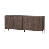 WOOOD Dressoir 'New Gravure' Essenhout, 200cm, kleur Espresso