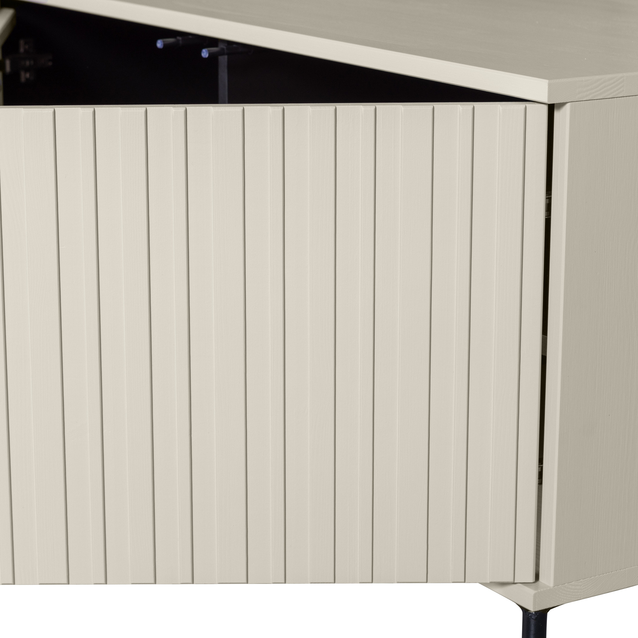 WOOOD TV-meubel 'New Gravure' Grenenhout, 150cm, kleur Dust