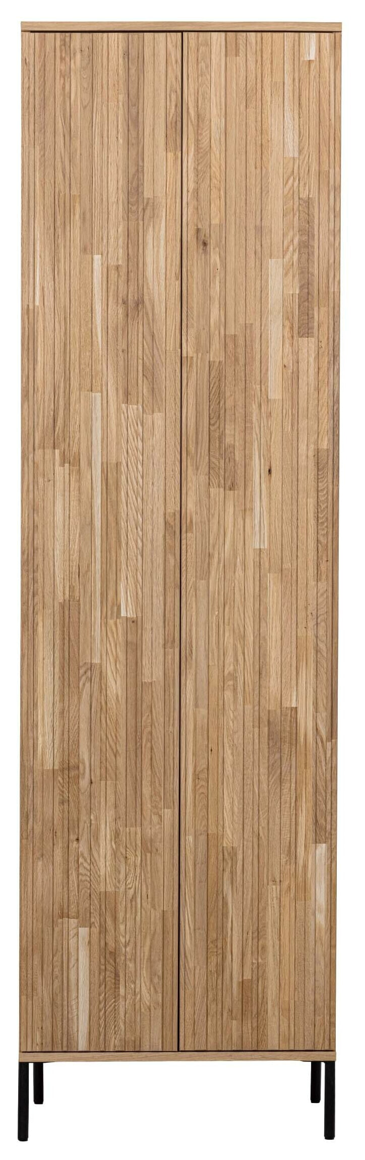 WOOOD Opbergkast 'New Gravure' Eiken, 210 x 60cm, kleur Naturel