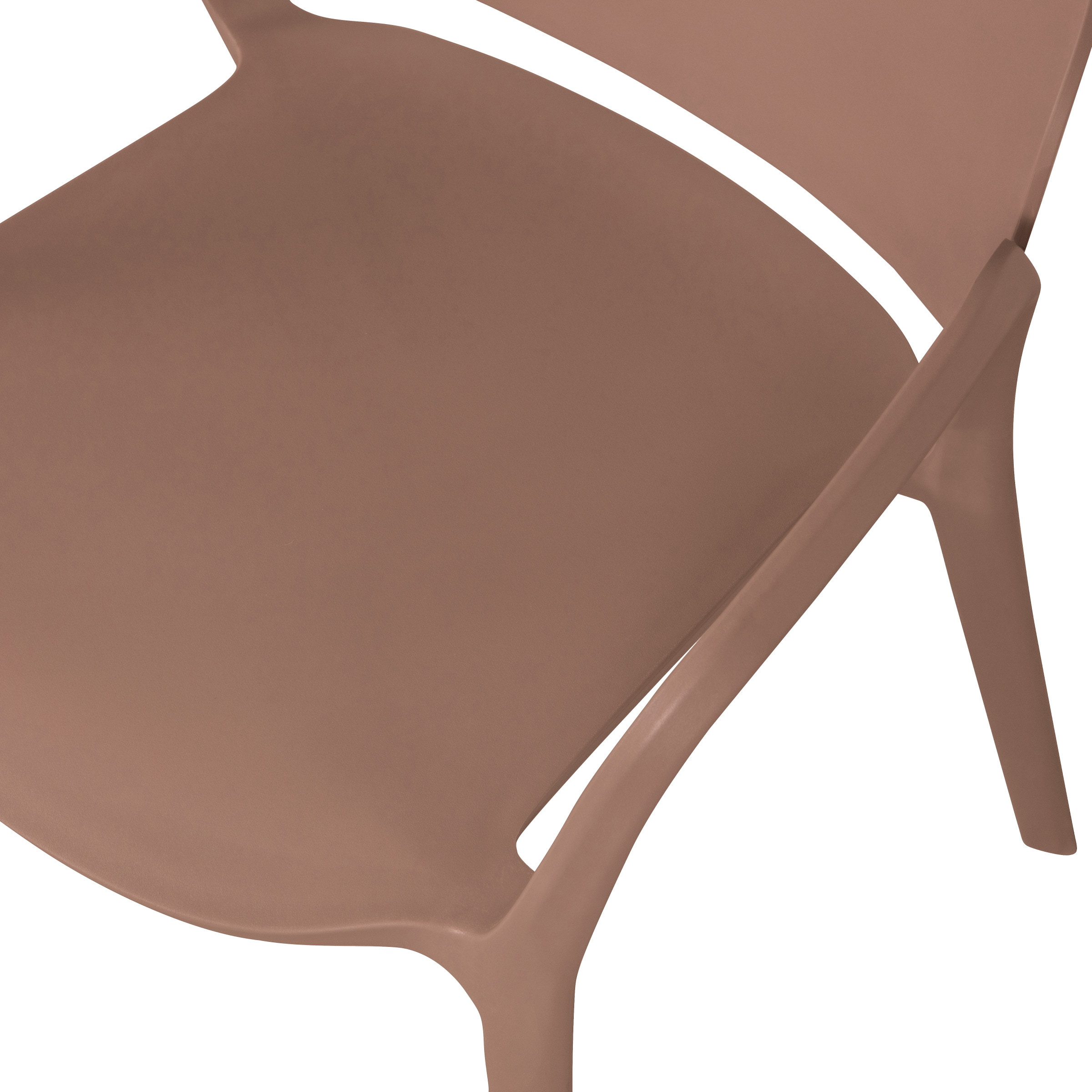 WOOOD Tuinstoel 'Bent' All Weather, kleur Zalmroze