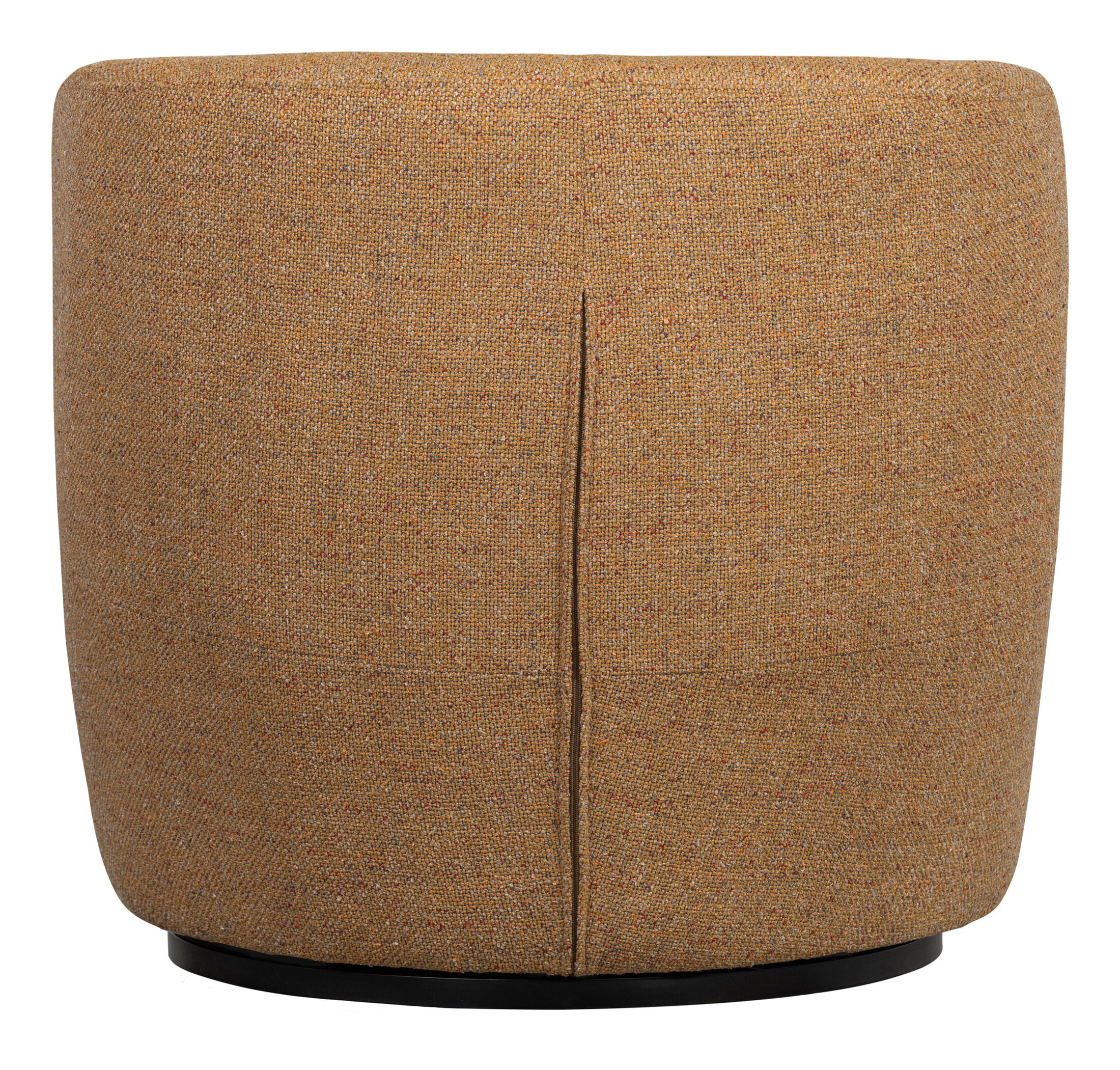 WOOOD Draaifauteuil 'Serra' Geweven, kleur Curry