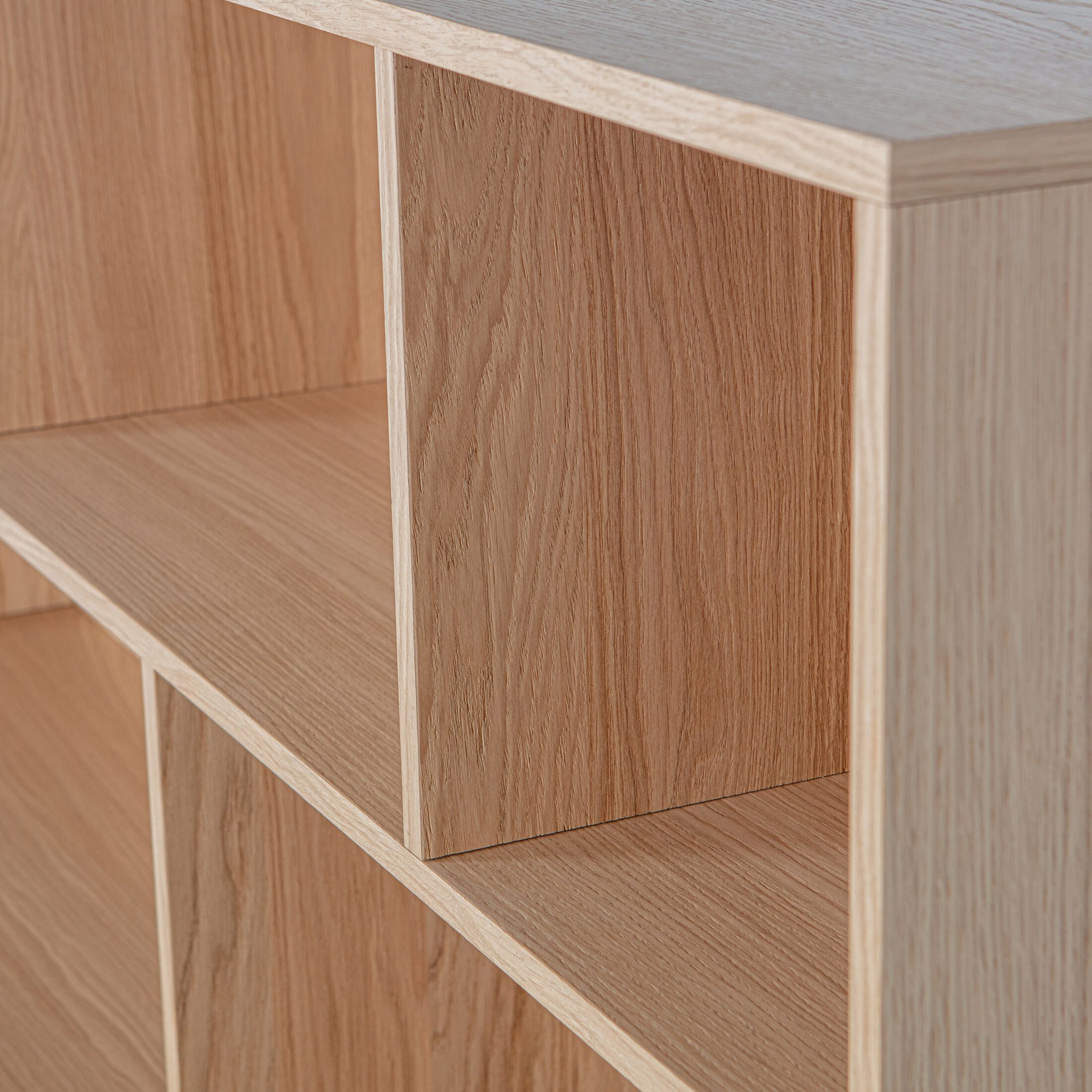 WOOOD Opzetkast 'New Gravure' t.b.v. Dressoir 'New Gravure' Eikenhout, kleur Naturel