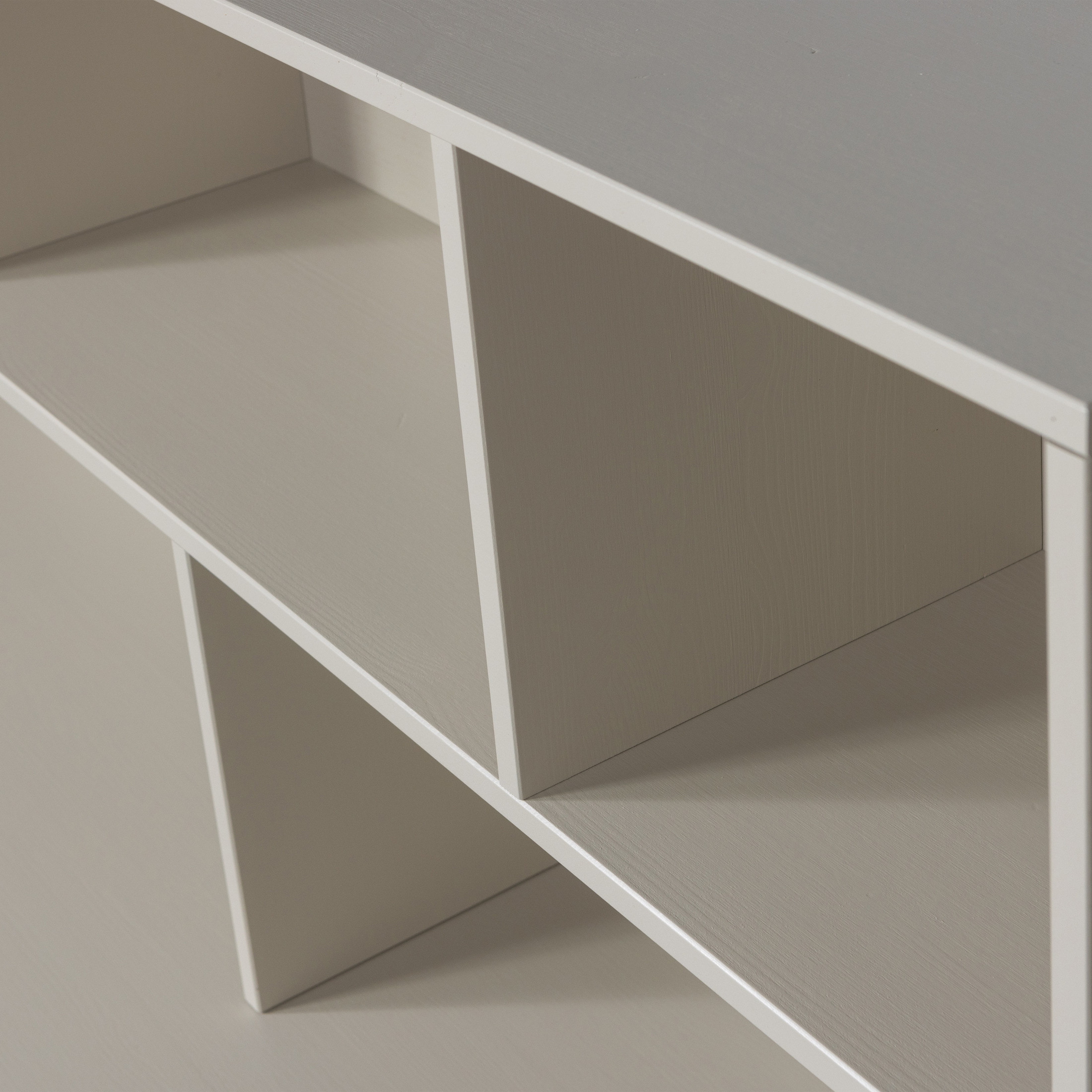 WOOOD Opzetkast 'New Gravure' t.b.v. Dressoir 'New Gravure' Grenenhout, kleur Dust