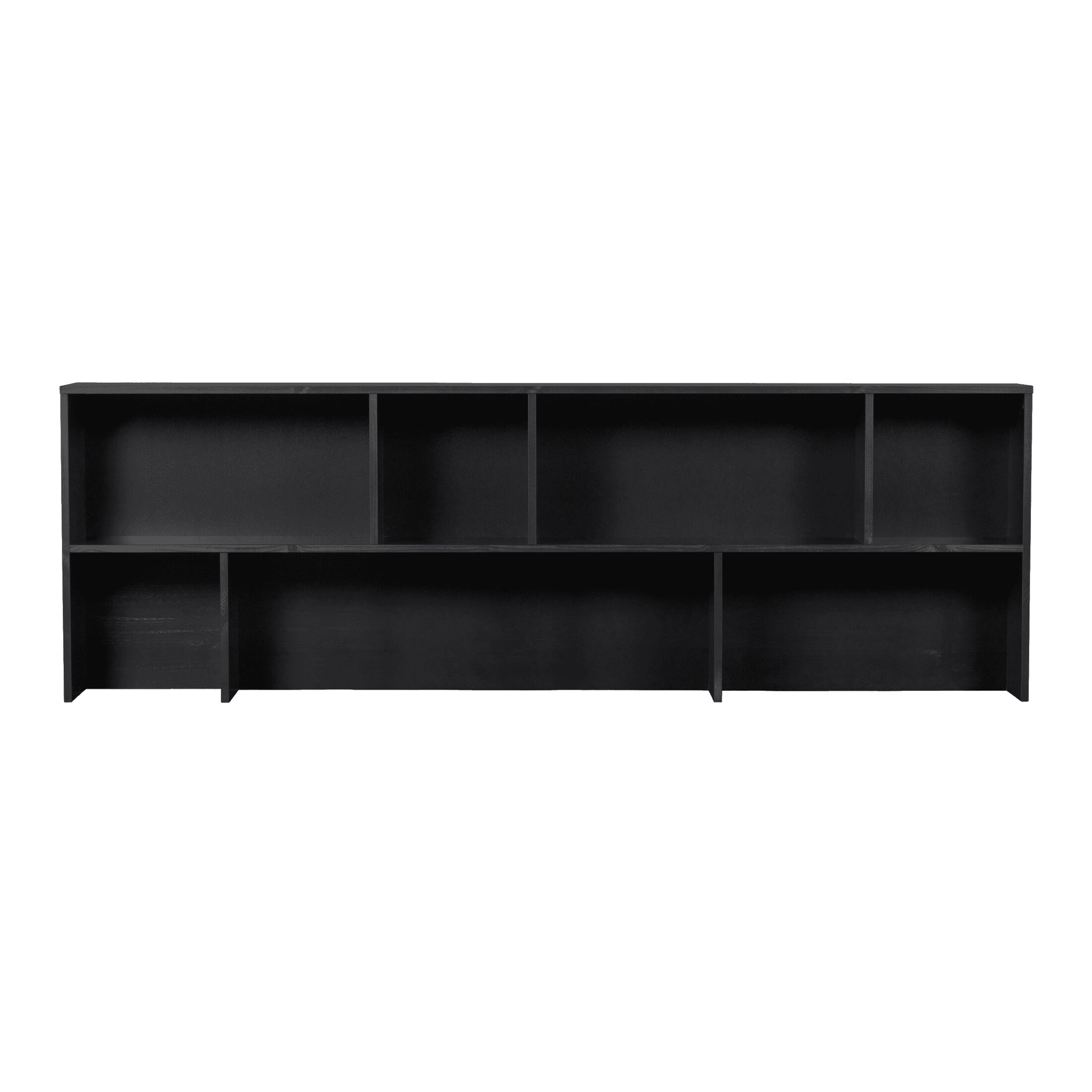 WOOOD Opzetkast 'New Gravure' t.b.v. Dressoir 'New Gravure', Grenen, kleur Zwart