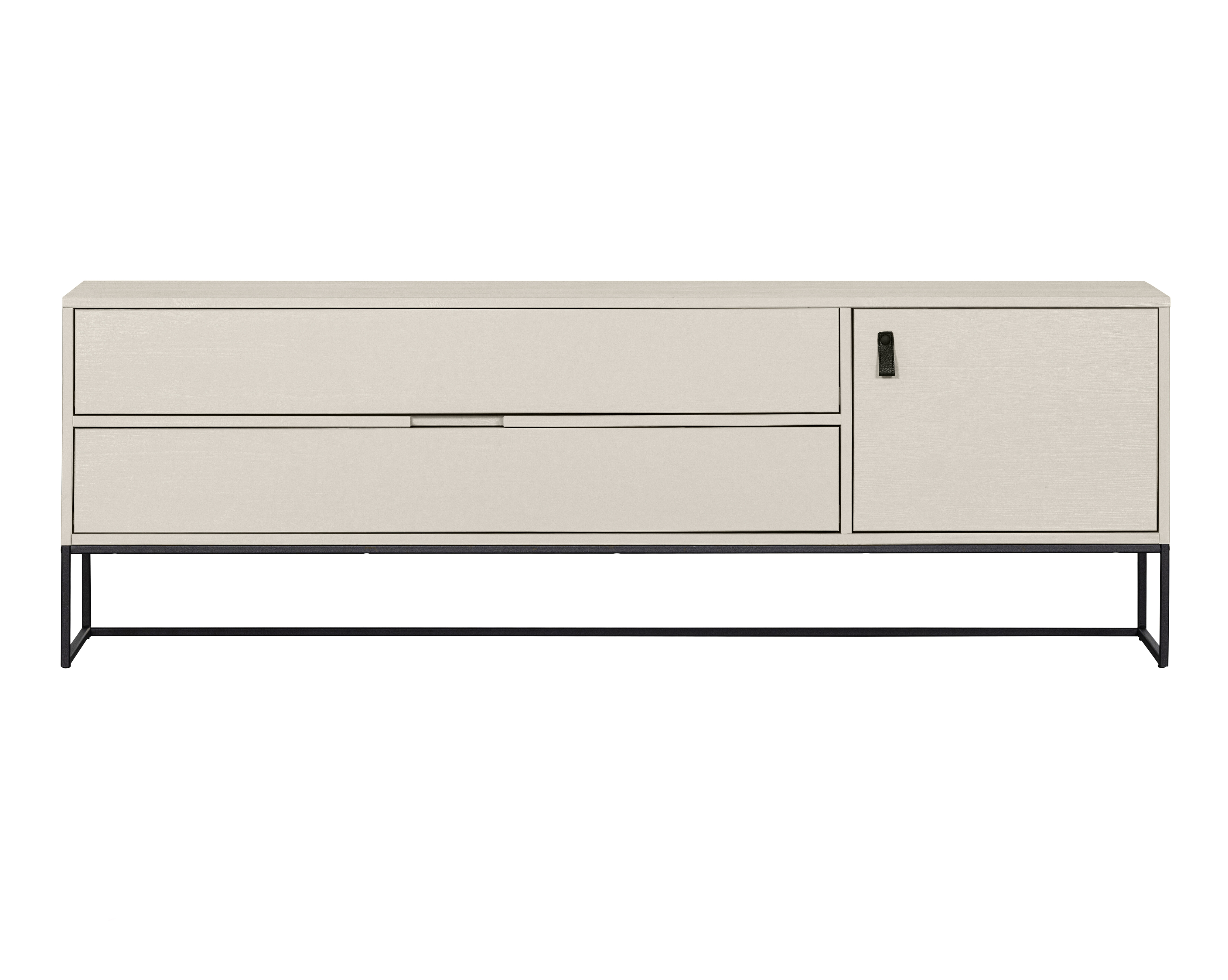 WOOOD TV-meubel 'Silas' Grenen, 180cm, kleur Dust