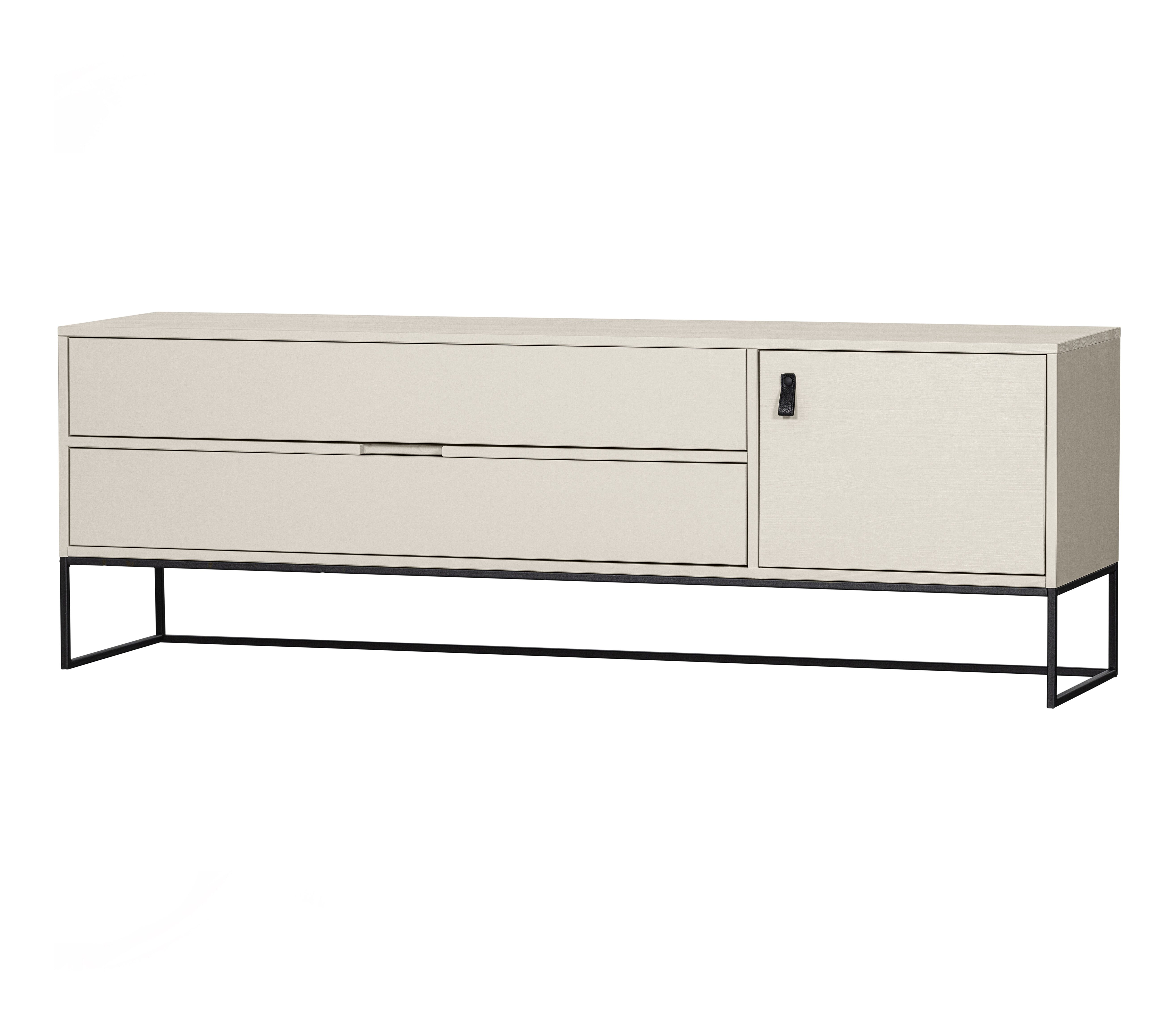 WOOOD TV-meubel 'Silas' Grenen, 180cm, kleur Dust