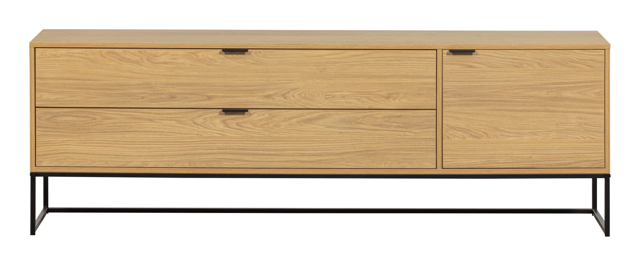 WOOOD TV-meubel 'Silas' Eiken, 180cm, kleur Naturel