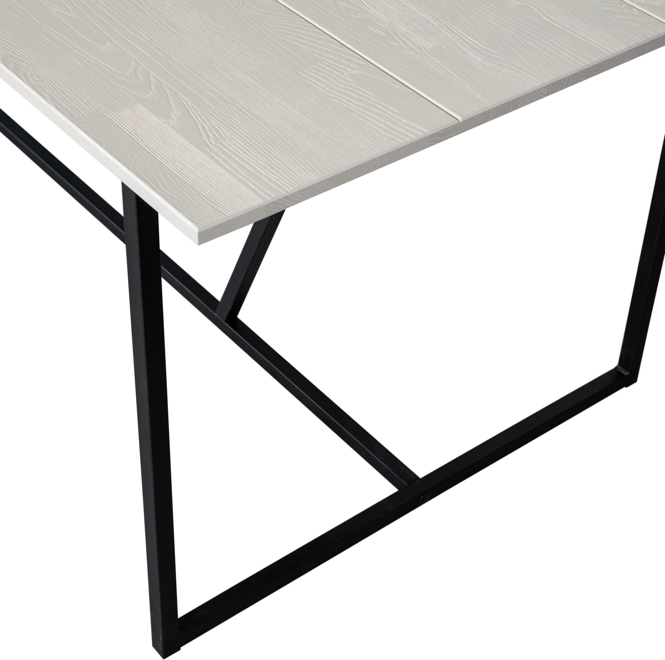 WOOOD Eettafel 'Silas' Essen, 220 x 90cm, kleur Dust
