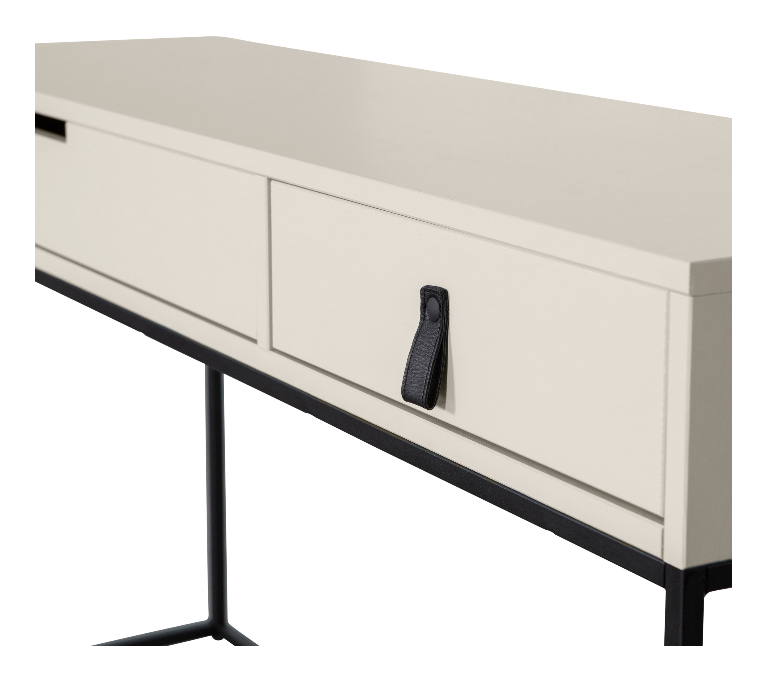 WOOOD Sidetable 'Silas' Grenen, 140cm, kleur Dust