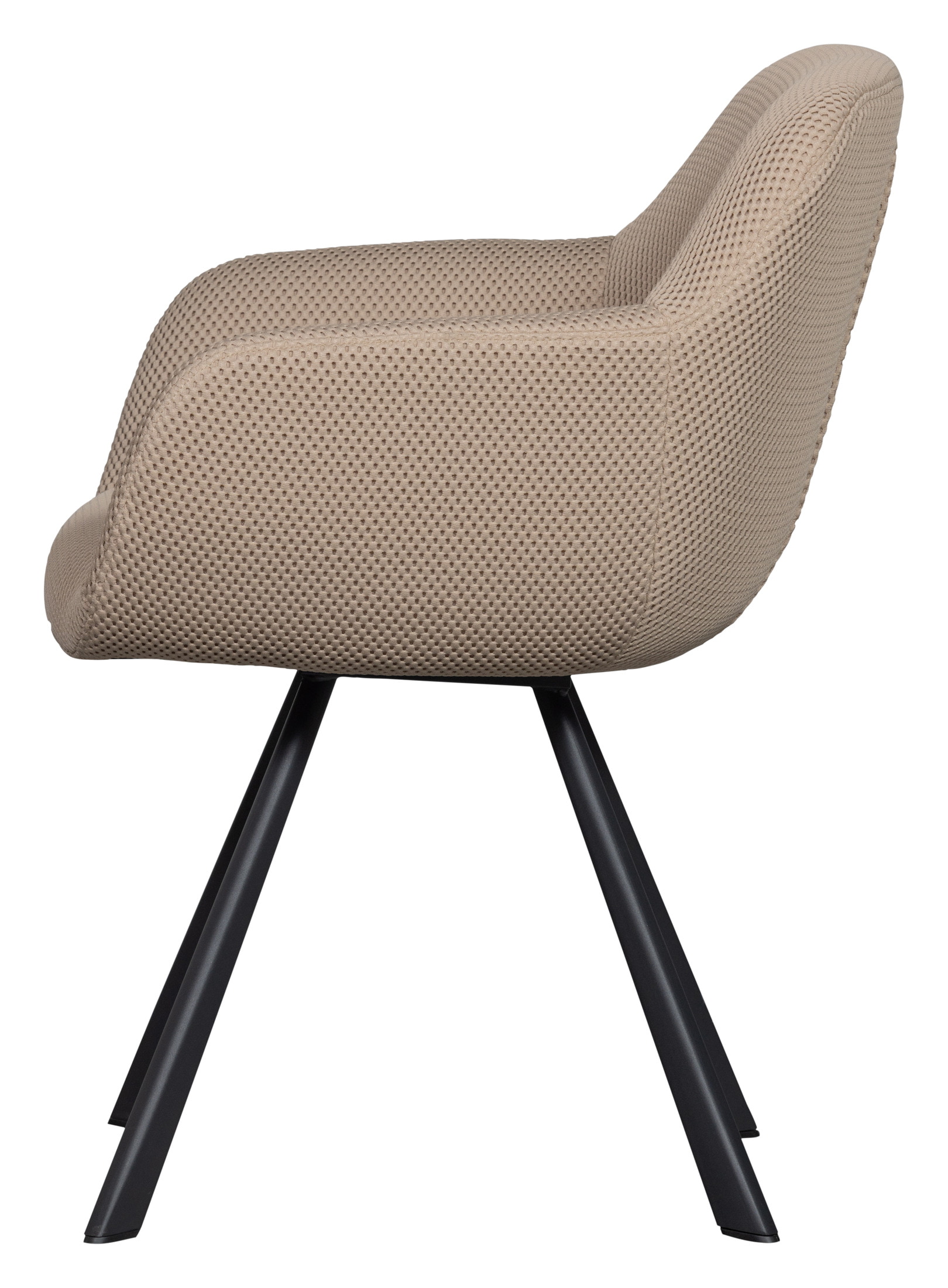 WOOOD Eetkamerstoel 'Juno' Mesh, kleur Naturel