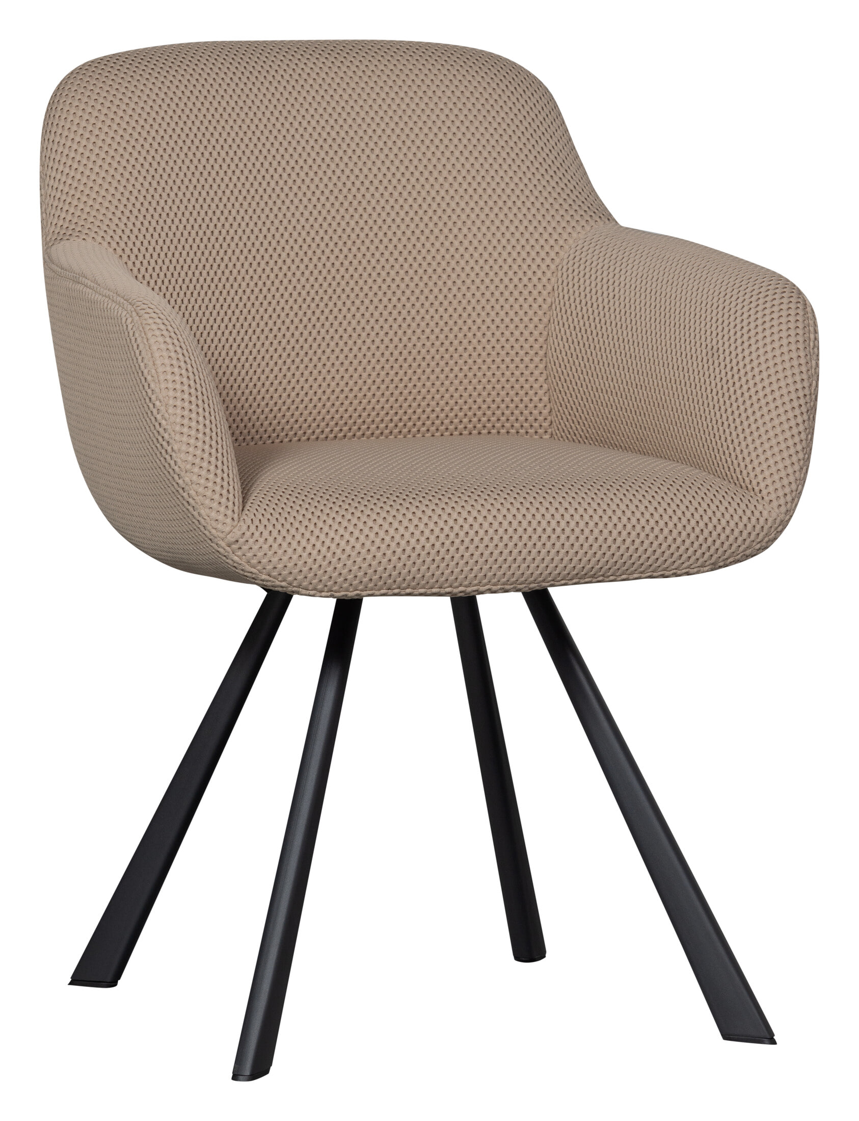 WOOOD Eetkamerstoel 'Juno' Mesh, kleur Naturel