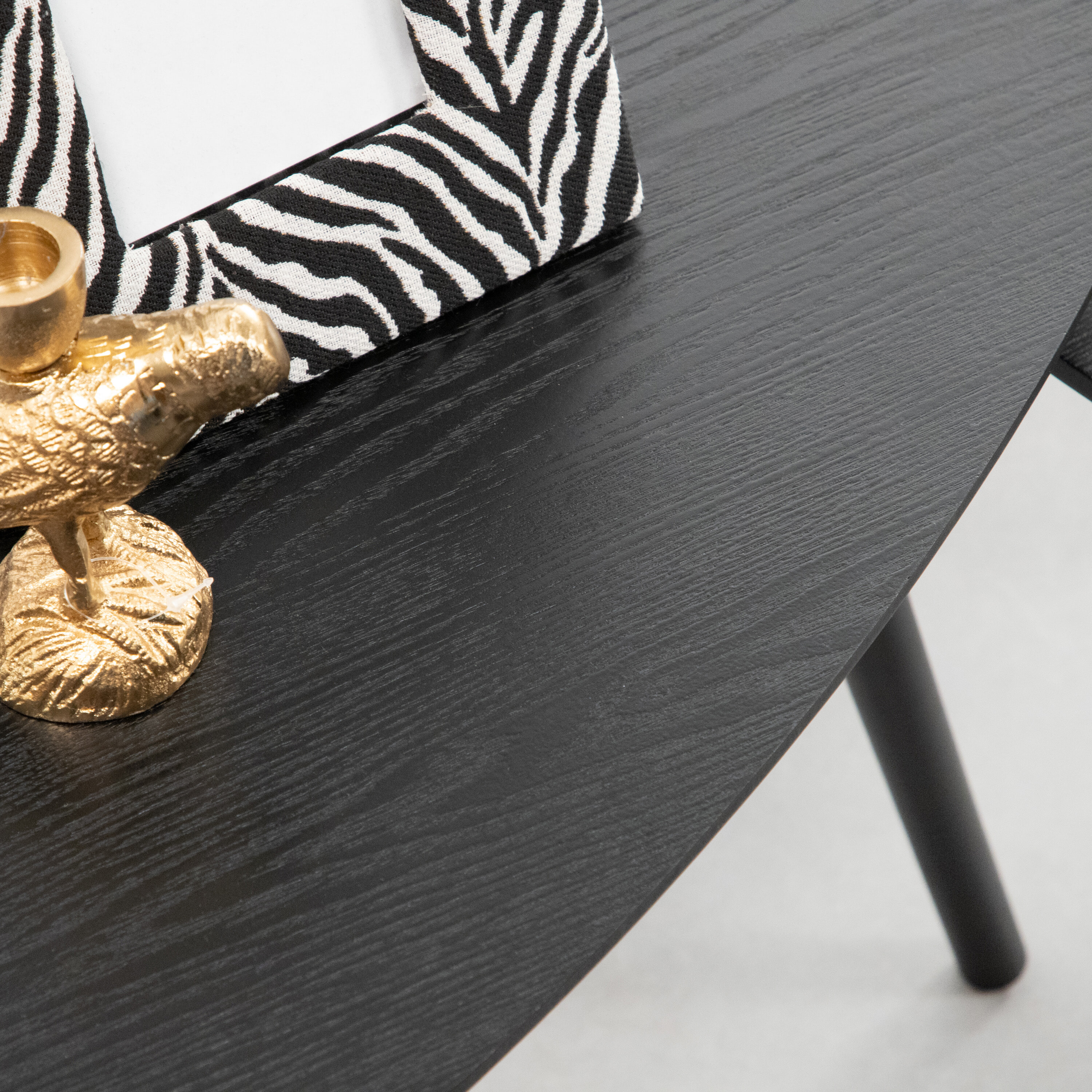 WOOOD Bijzettafel 'Nila' Set van 2 stuks, kleur Zwart