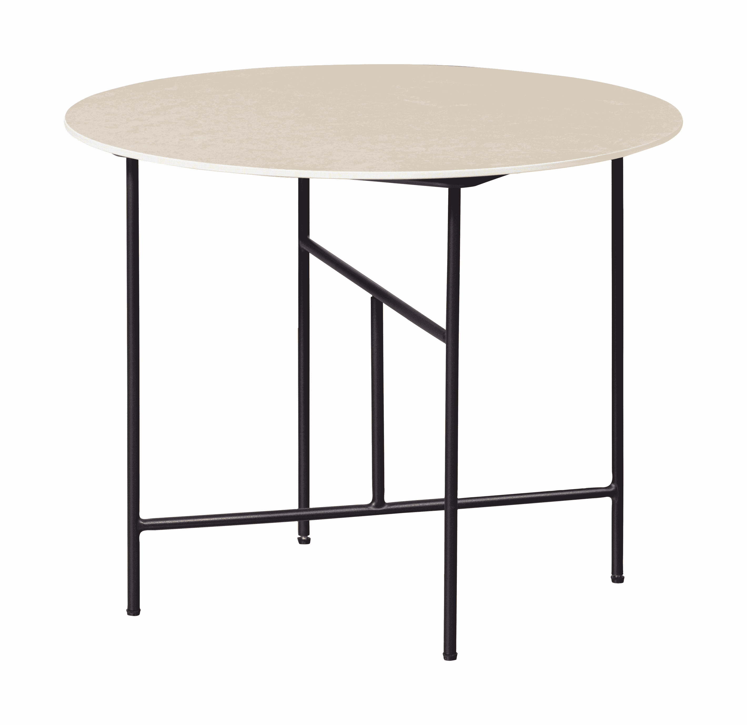 WOOOD Exclusive Ronde Bijzettafel Vida Marmer, 60cm - Naturel