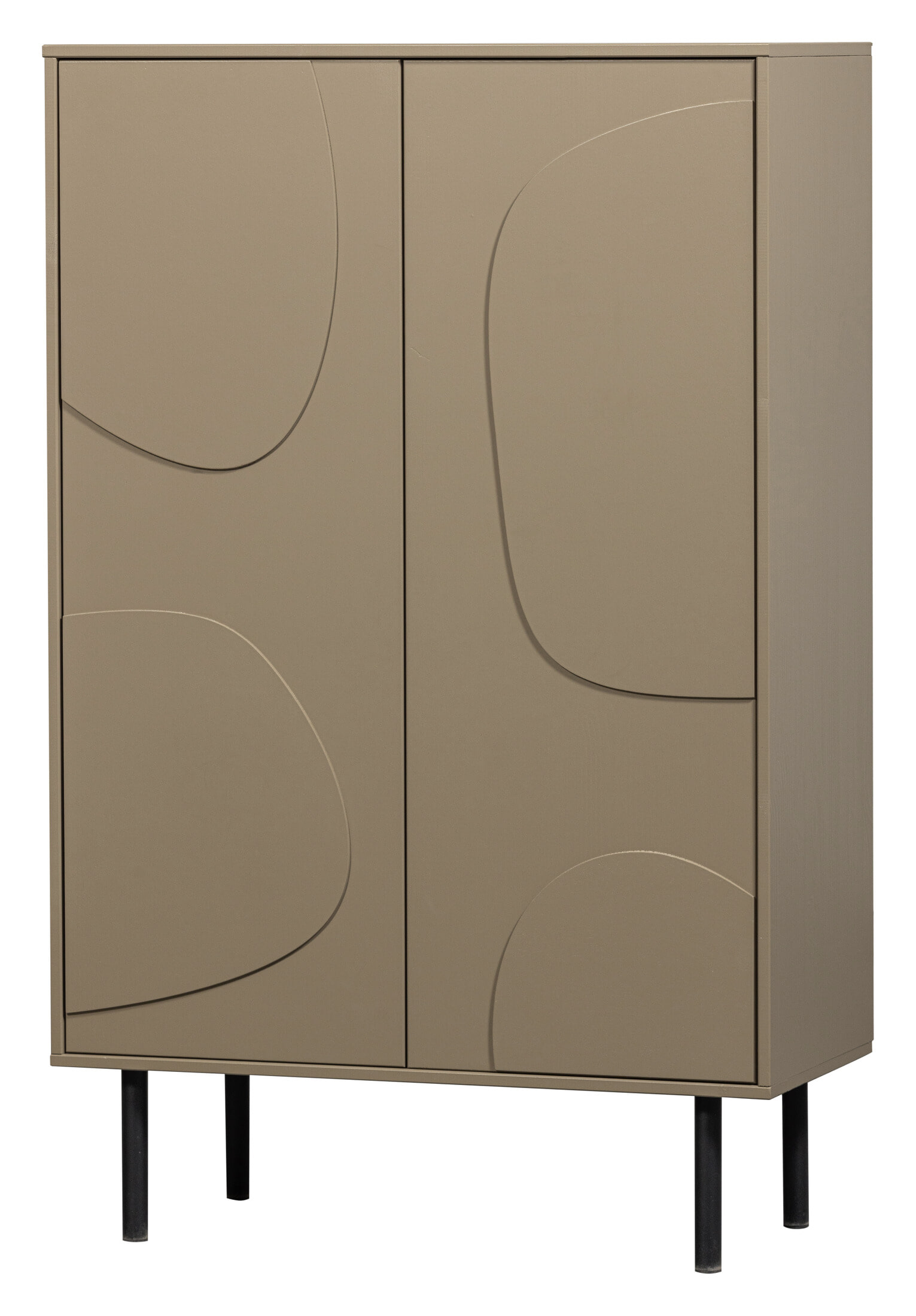 WOOOD Opbergkast 'Cadiz' Grenen, kleur Mud