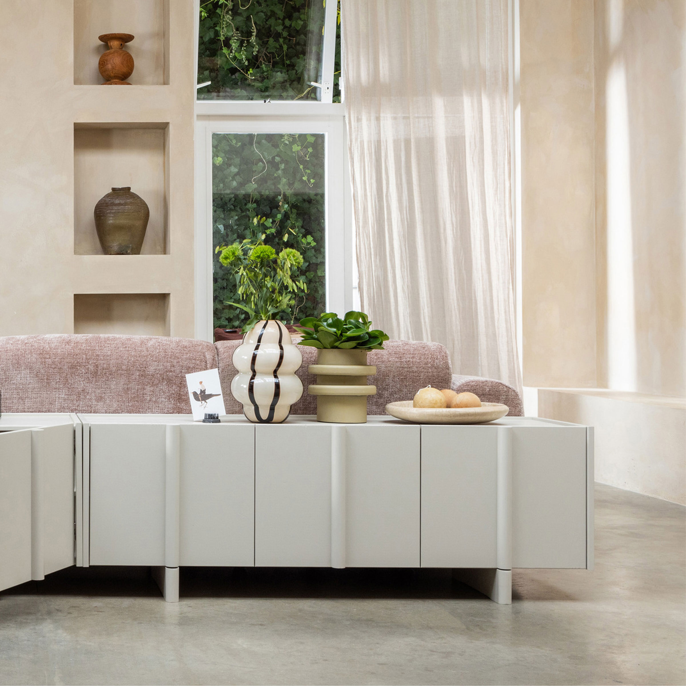 WOOOD TV-meubel 'Basu' Grenen, 152cm