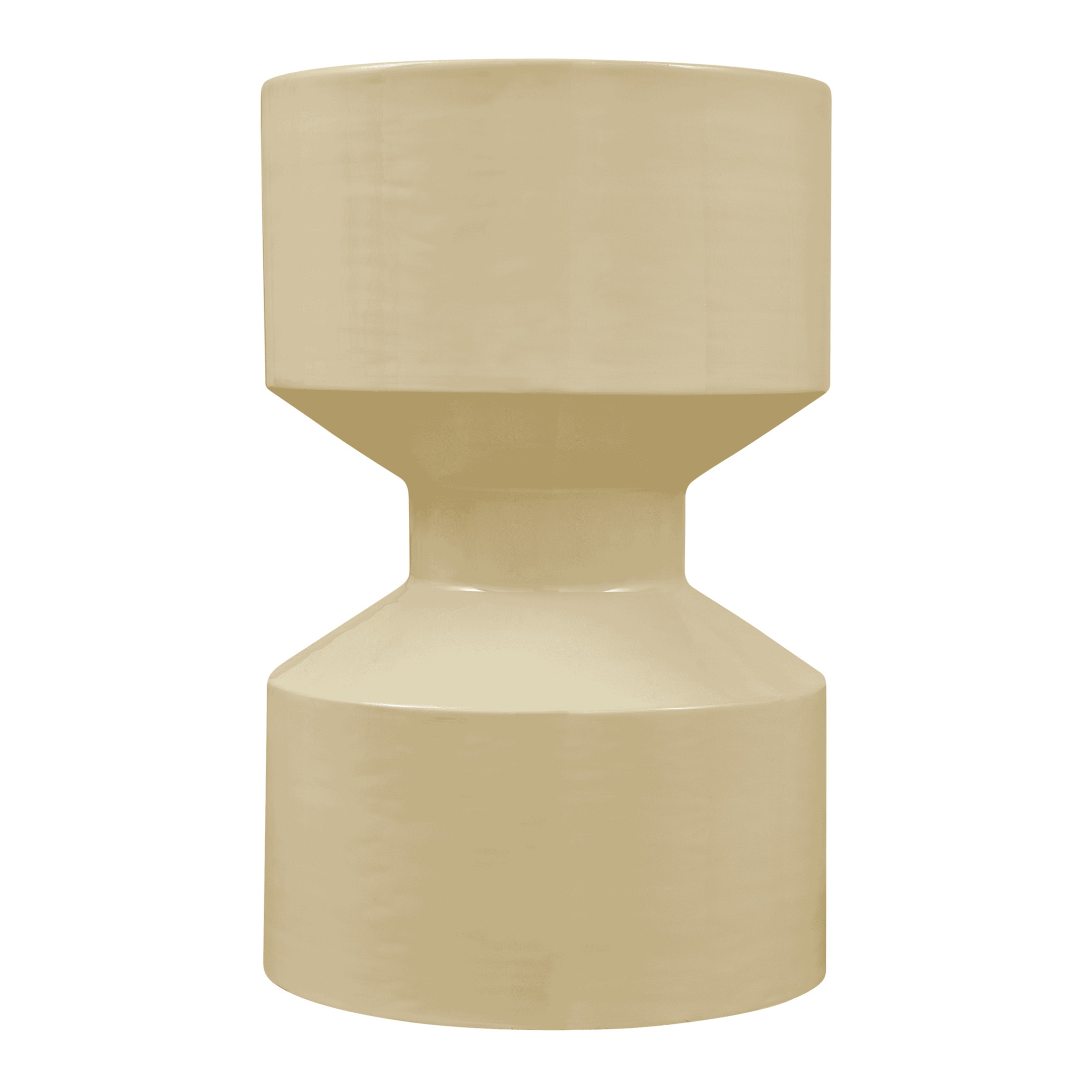 WOOOD Bijzettafel 'Hidde' 30cm, kleur Geel
