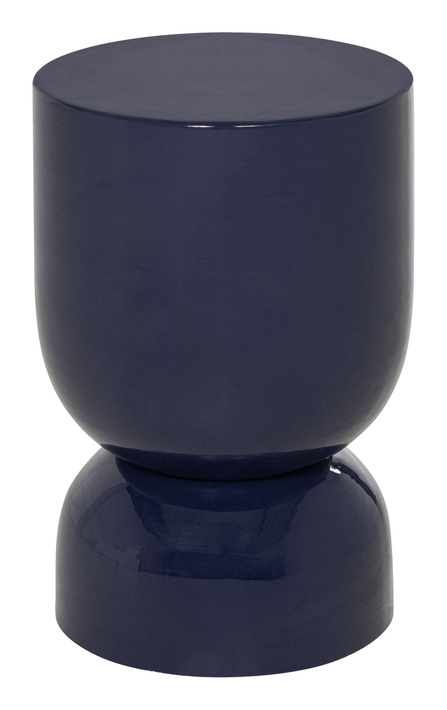 WOOOD Ronde Bijzettafel Hekla Ø32cm - Donkerblauw
