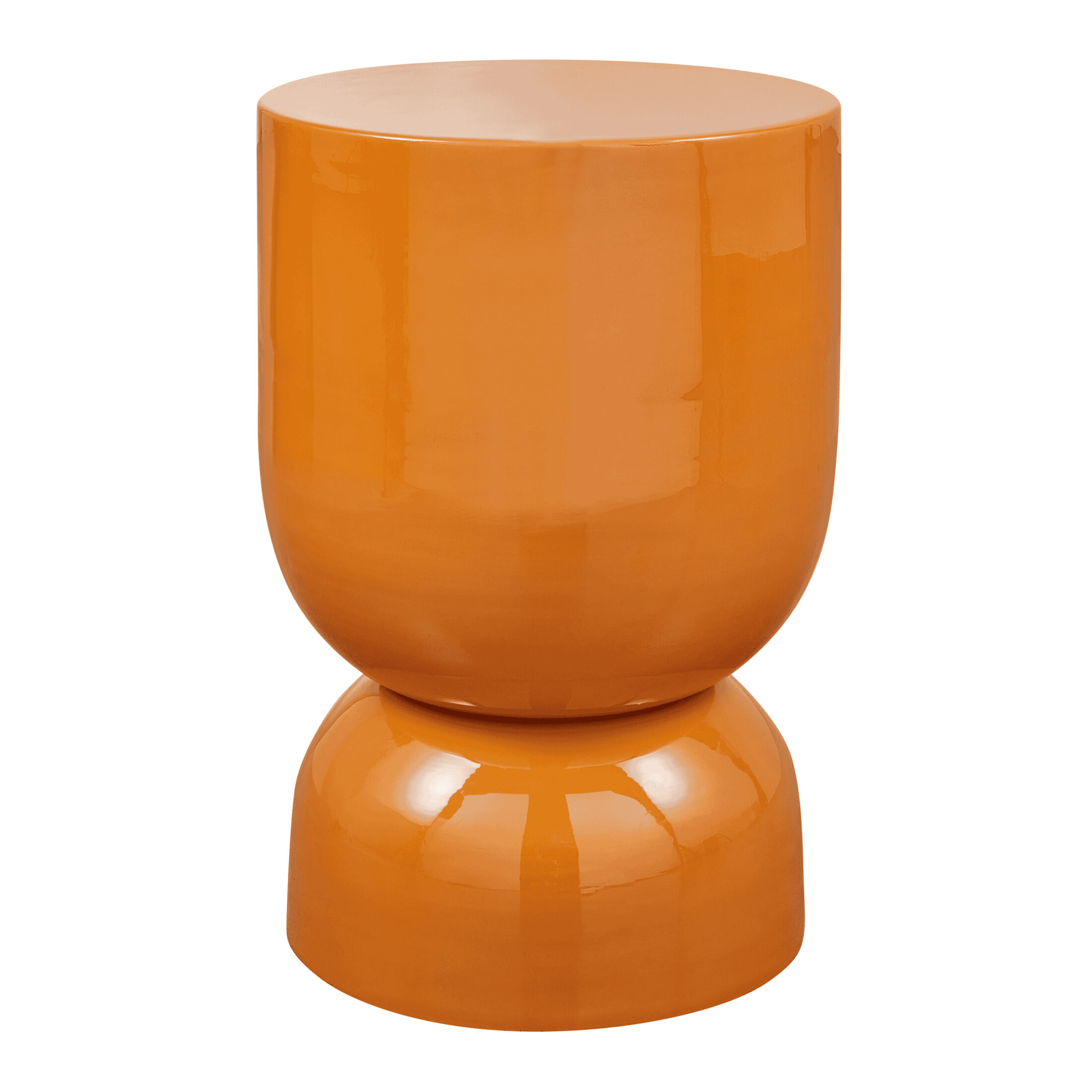 WOOOD Bijzettafel 'Hekla' 32cm, kleur Oranje