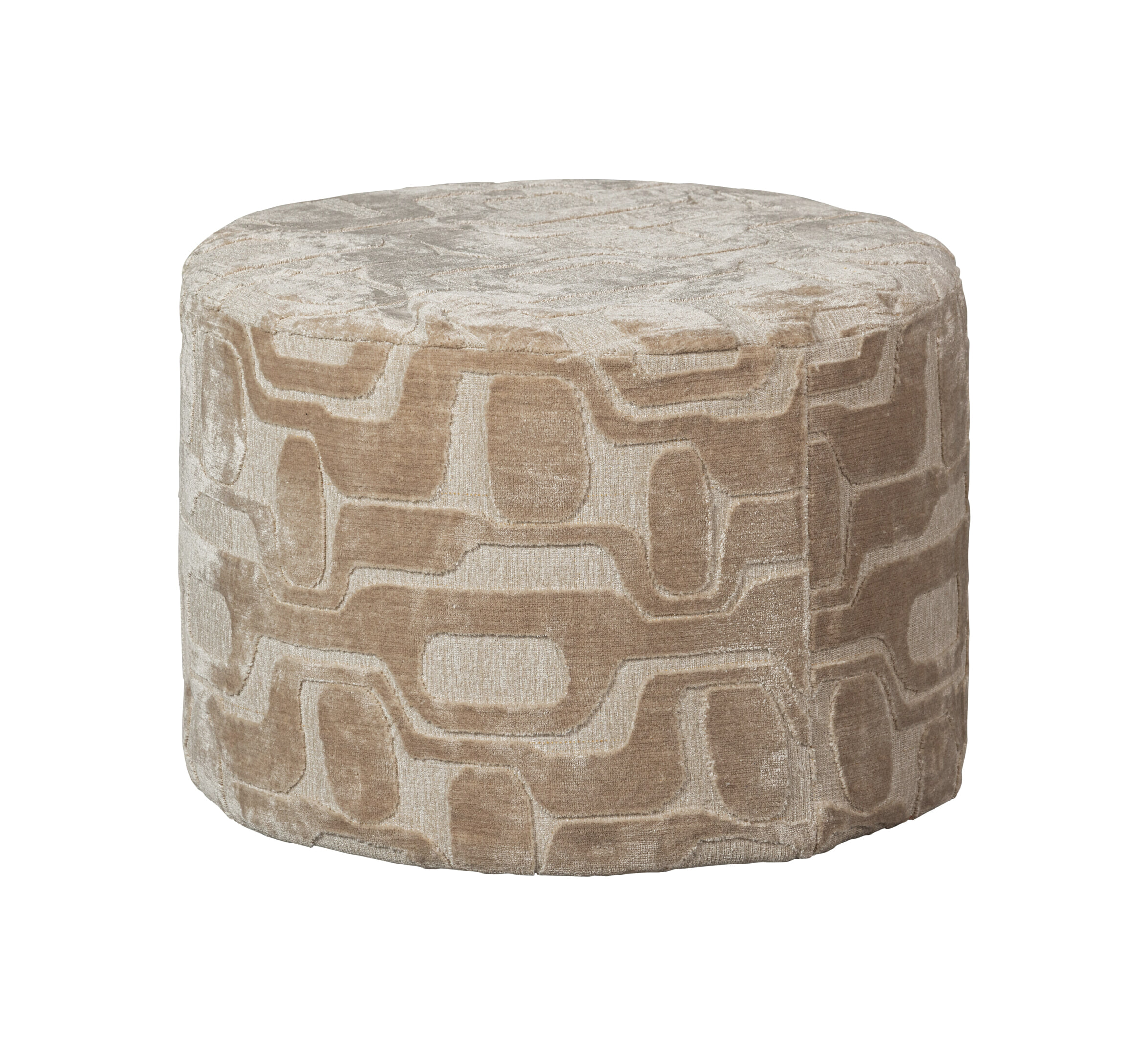 WOOOD Poef 'Yago' 60cm, kleur Naturel