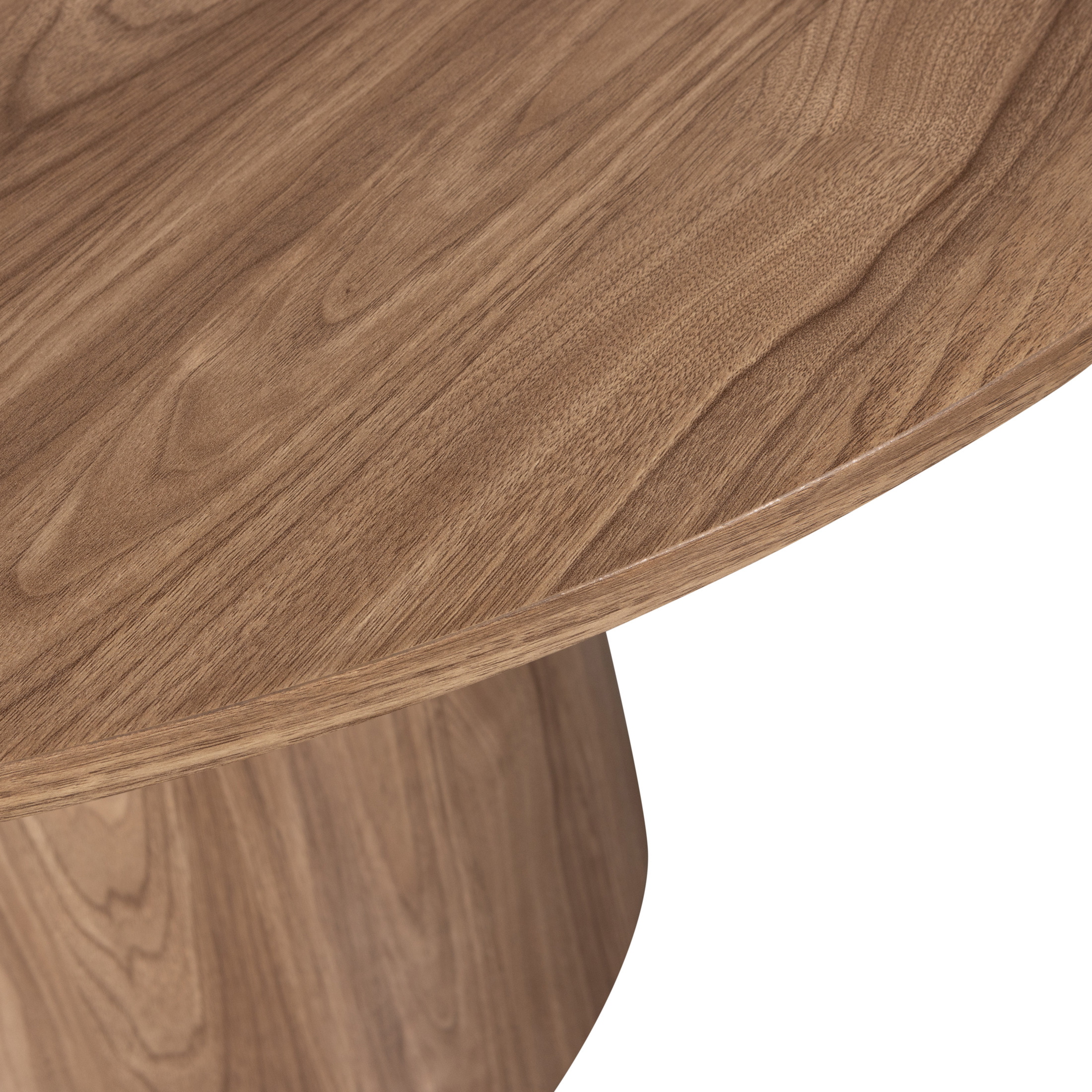 WOOOD Ronde Eettafel 'Maan' 120cm, kleur Walnoot