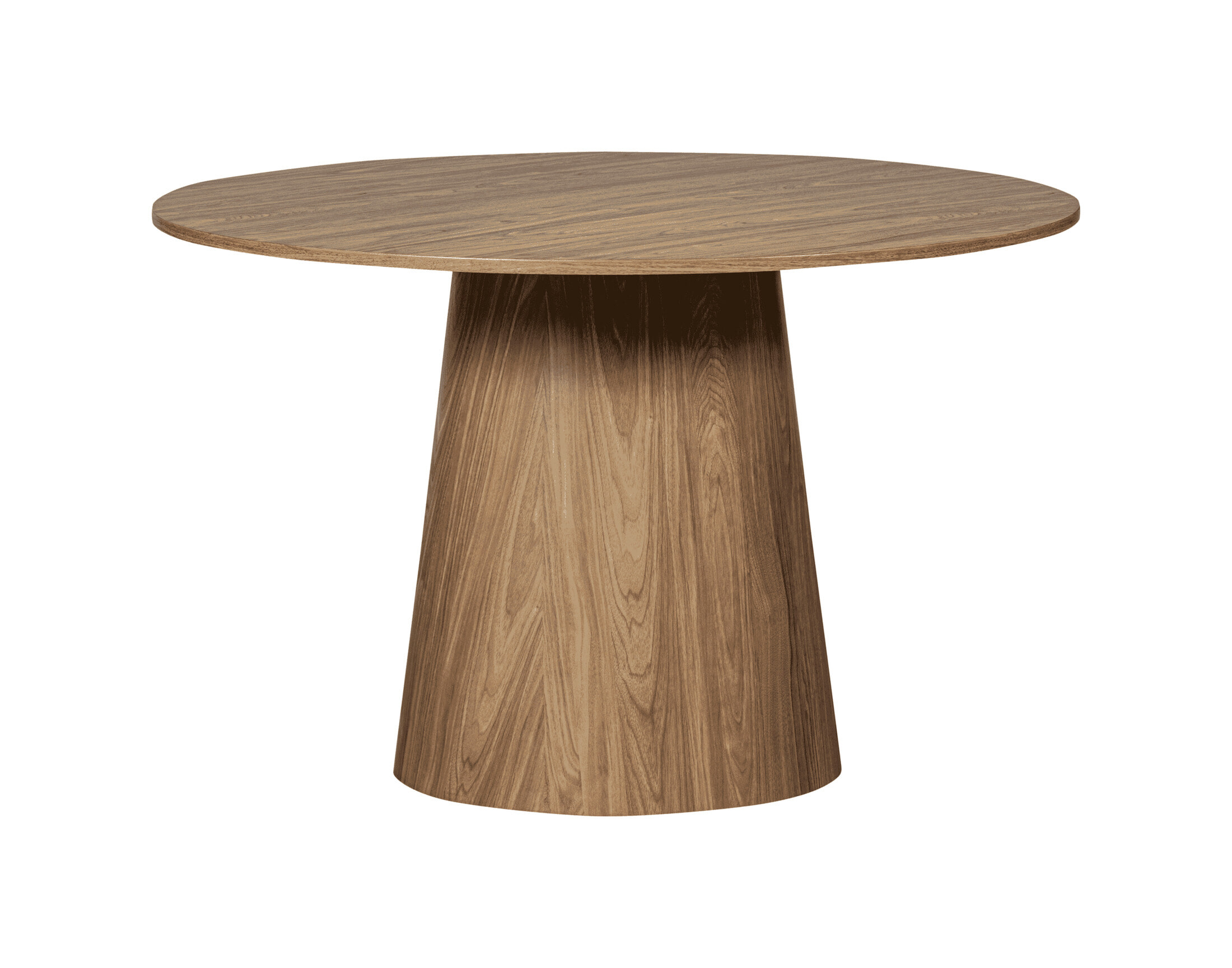 WOOOD Ronde Eettafel Maan 120cm - Walnoot - Exclusive