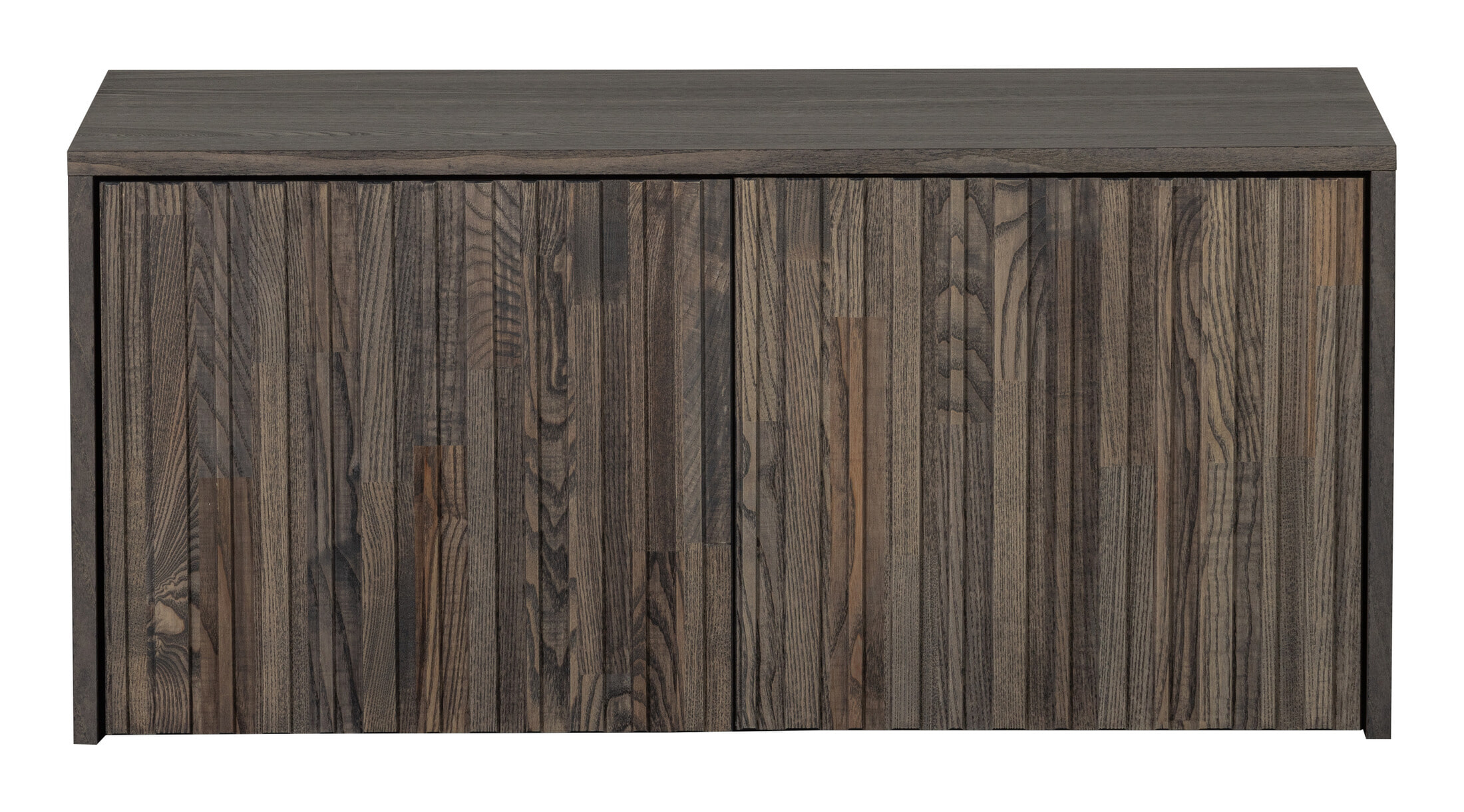 WOOOD Kistbank 'New Gravure' Essenhout, kleur Espresso