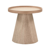 WOOOD Ronde Bijzettafel 'Maud' 39cm, kleur Naturel